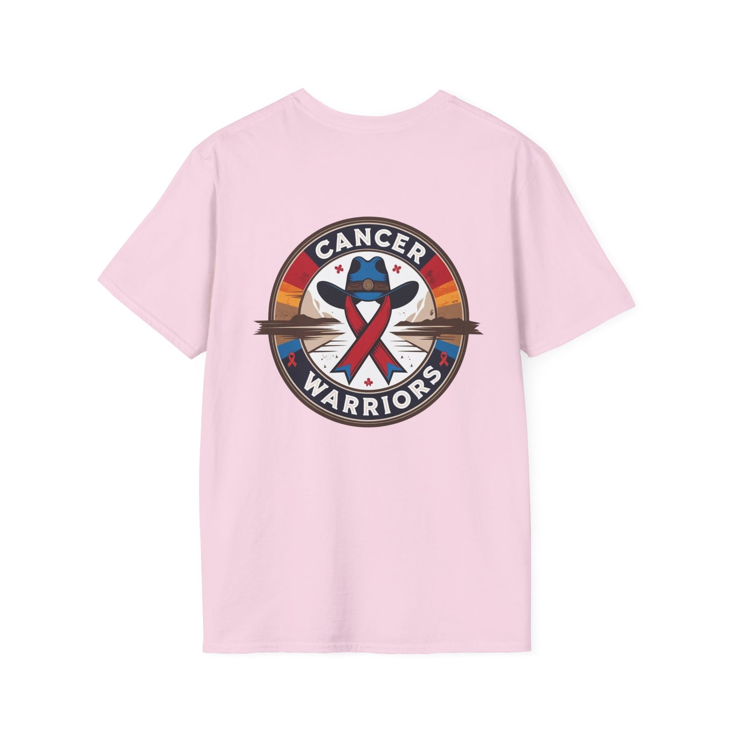 Cancer Warriors Unisex T-Shirt | Softstyle Tee for Support & Awareness, Gift for Fighters, Survivors, Fundraisers, Motivational Wear