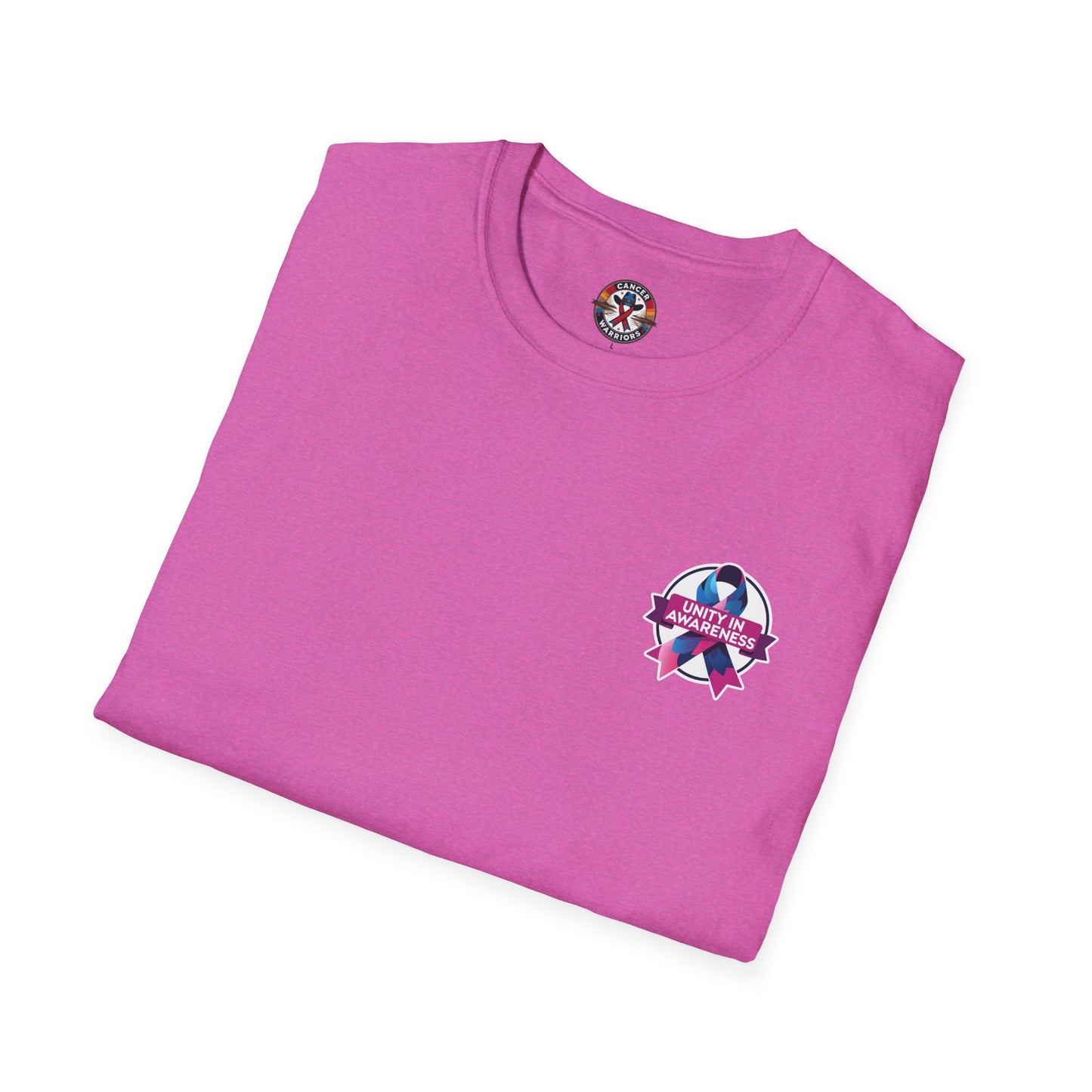 Cancer Warriors Unisex T-Shirt | Softstyle Tee for Support & Awareness, Gift for Fighters, Survivors, Fundraisers, Motivational Wear