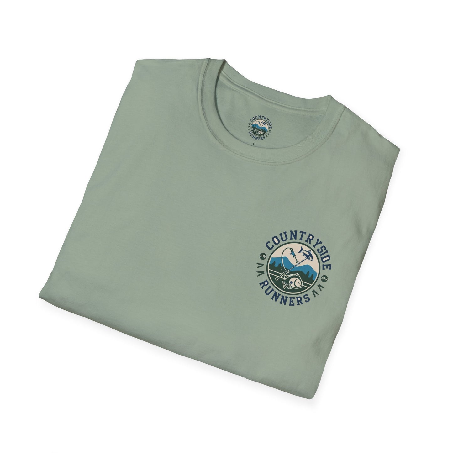 Adventure-Themed Unisex Softstyle T-Shirt, Fishing Tee, Outdoor Enthusiasts, Gift for Him, Nature Lover's Apparel
