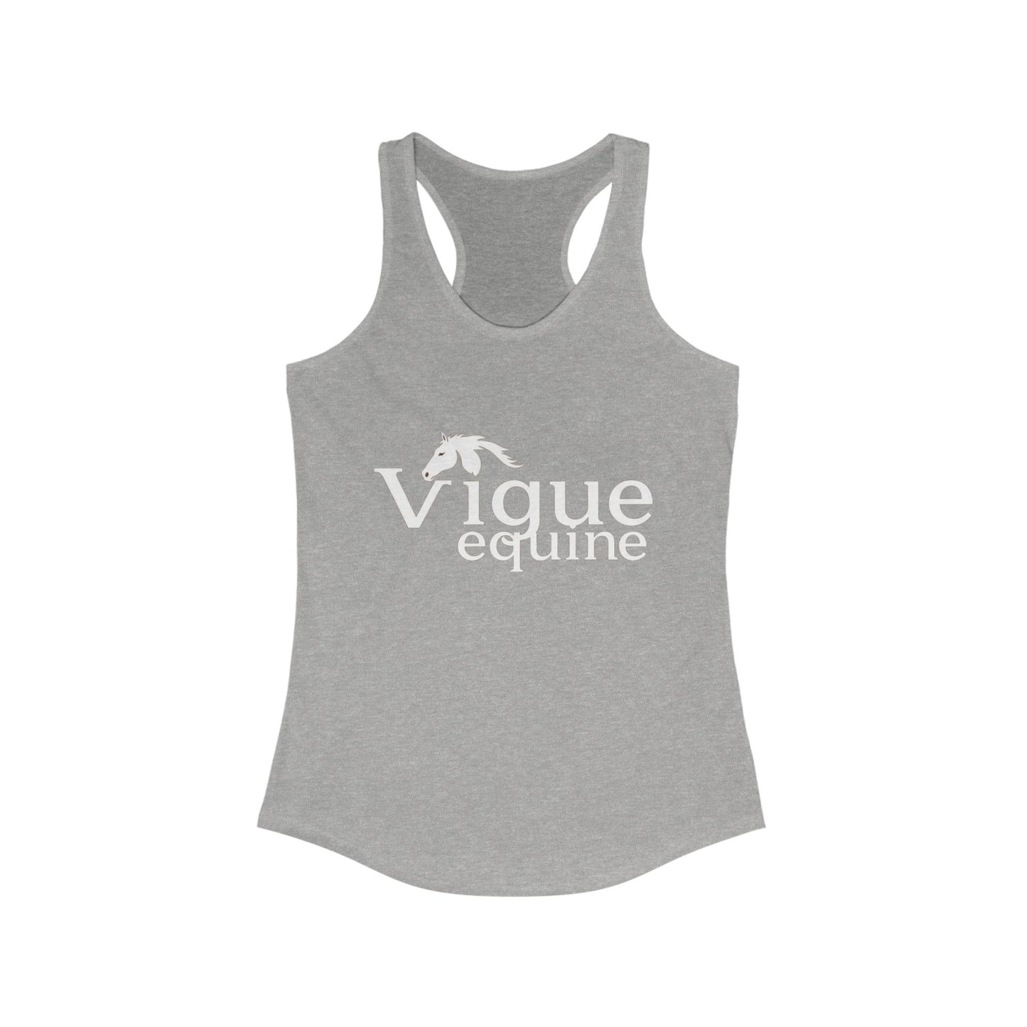 Racerback Tank - 'Vique Equine, Horse Lover Gift, Summer Top, Western Apparel