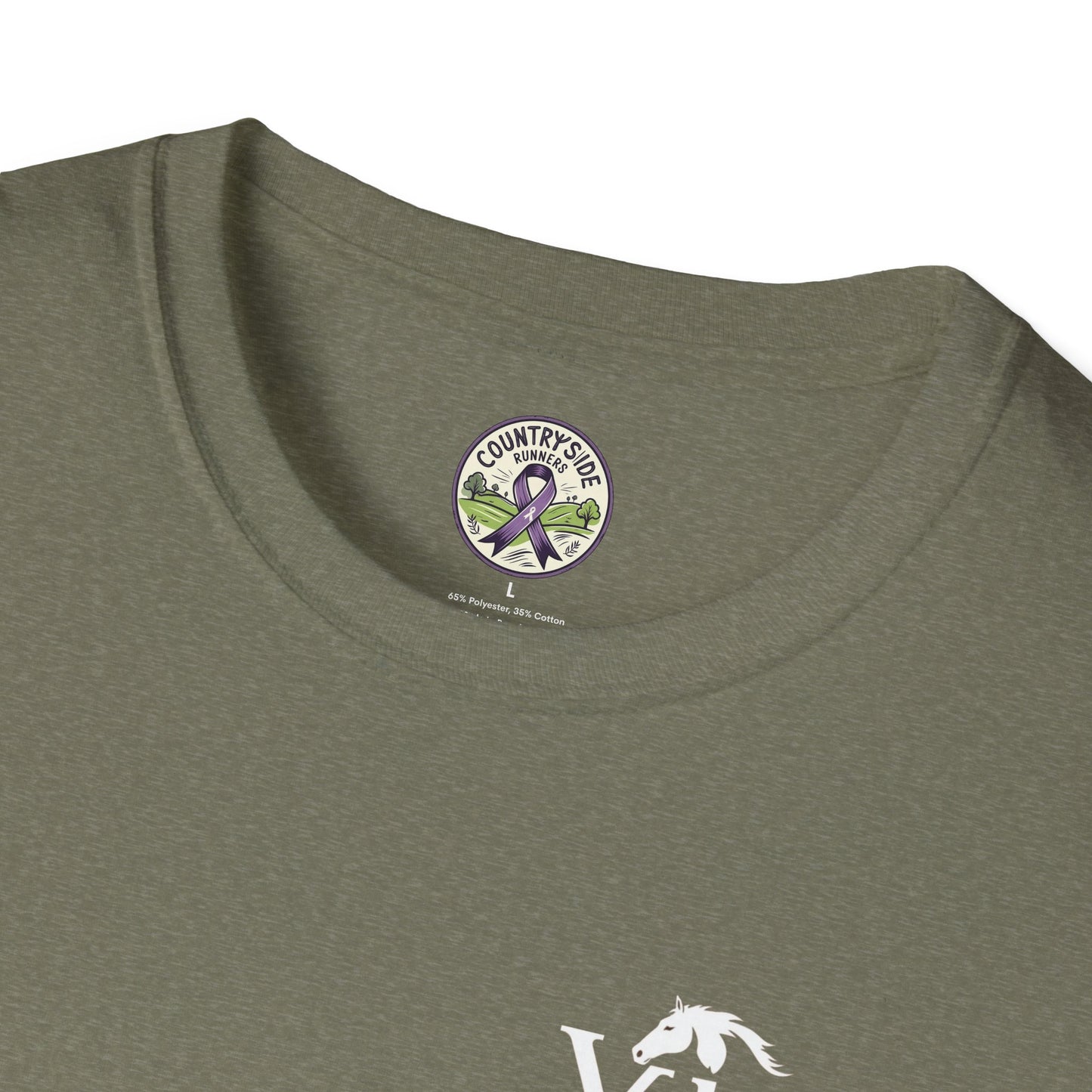 Vigue Equine LLC Merch for Countryside Runners- soft style t-shirt