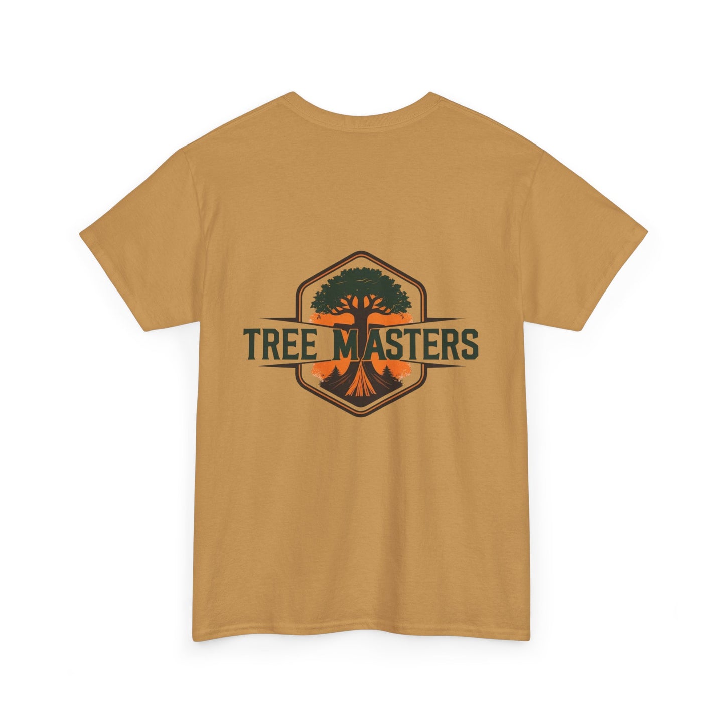 Blue collar line- Tree Masters Unisex Heavy Cotton Tee | Nature Lover Shirt, Camping Tee, Outdoor Enthusiast Gear, Adventure Gift, Eco-Friendly Fashion