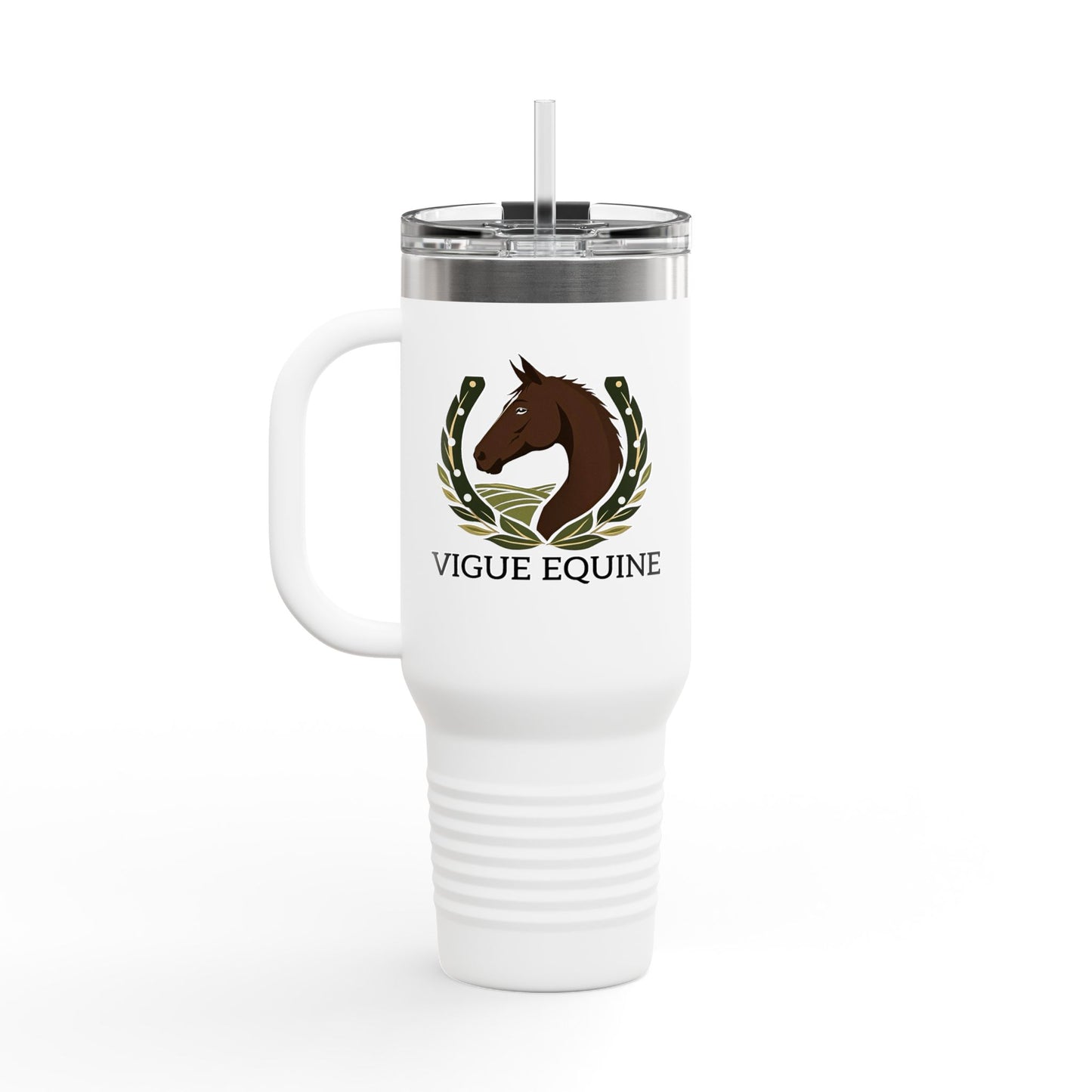 40 OZ Vigue Equine Insulated Travel Mug, 40oz - Perfect for Outdoor Adventures, Coffee Lovers, Gifts, Road Trips