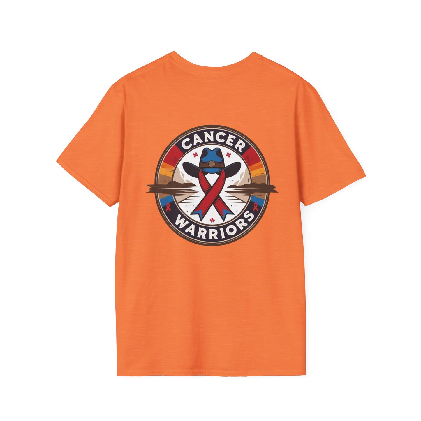 Cancer Warriors Unisex T-Shirt | Softstyle Tee for Support & Awareness, Gift for Fighters, Survivors, Fundraisers, Motivational Wear