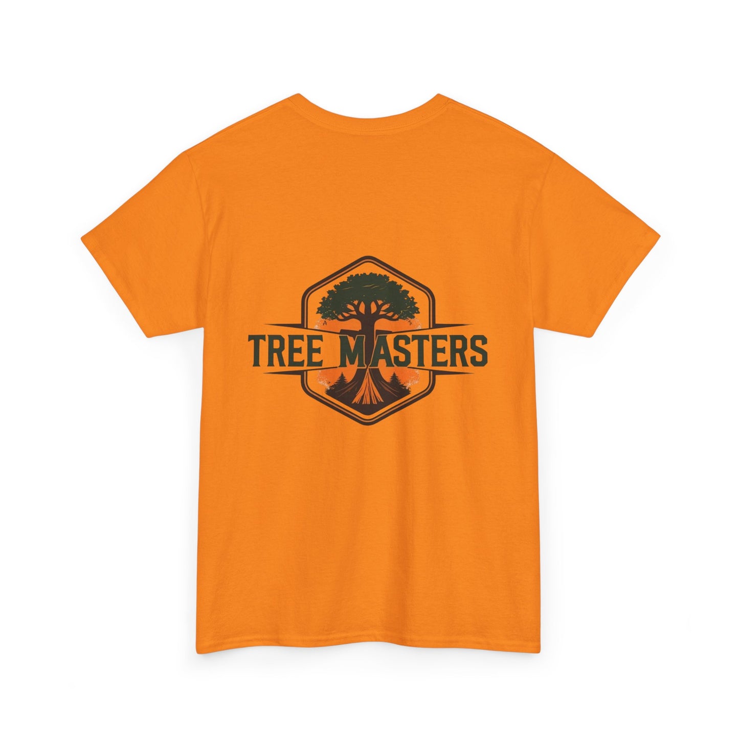 Blue collar line- Tree Masters Unisex Heavy Cotton Tee | Nature Lover Shirt, Camping Tee, Outdoor Enthusiast Gear, Adventure Gift, Eco-Friendly Fashion