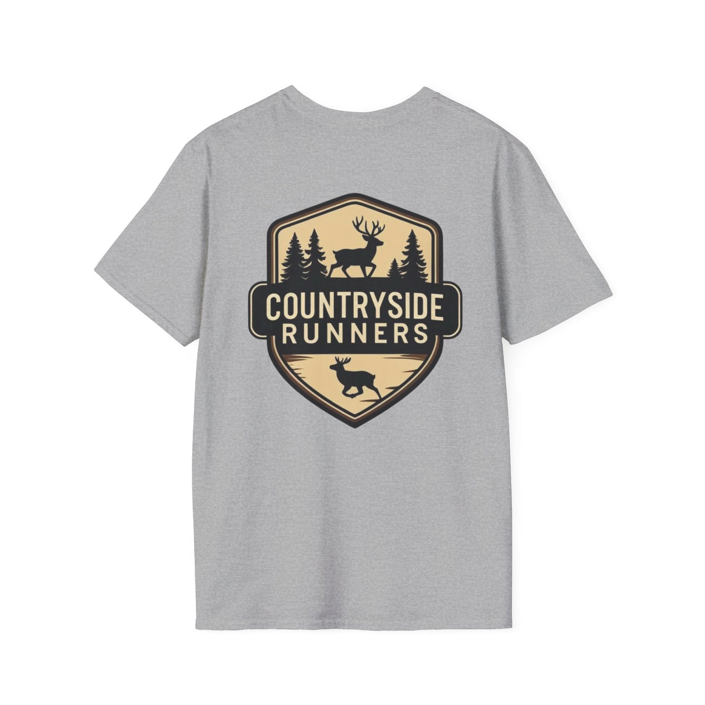 Countryside Runners Unisex Softstyle T-Shirt | Casual Tee for Nature Lovers, Hiking, Outdoor Activities, Animal Enthusiasts, Gift