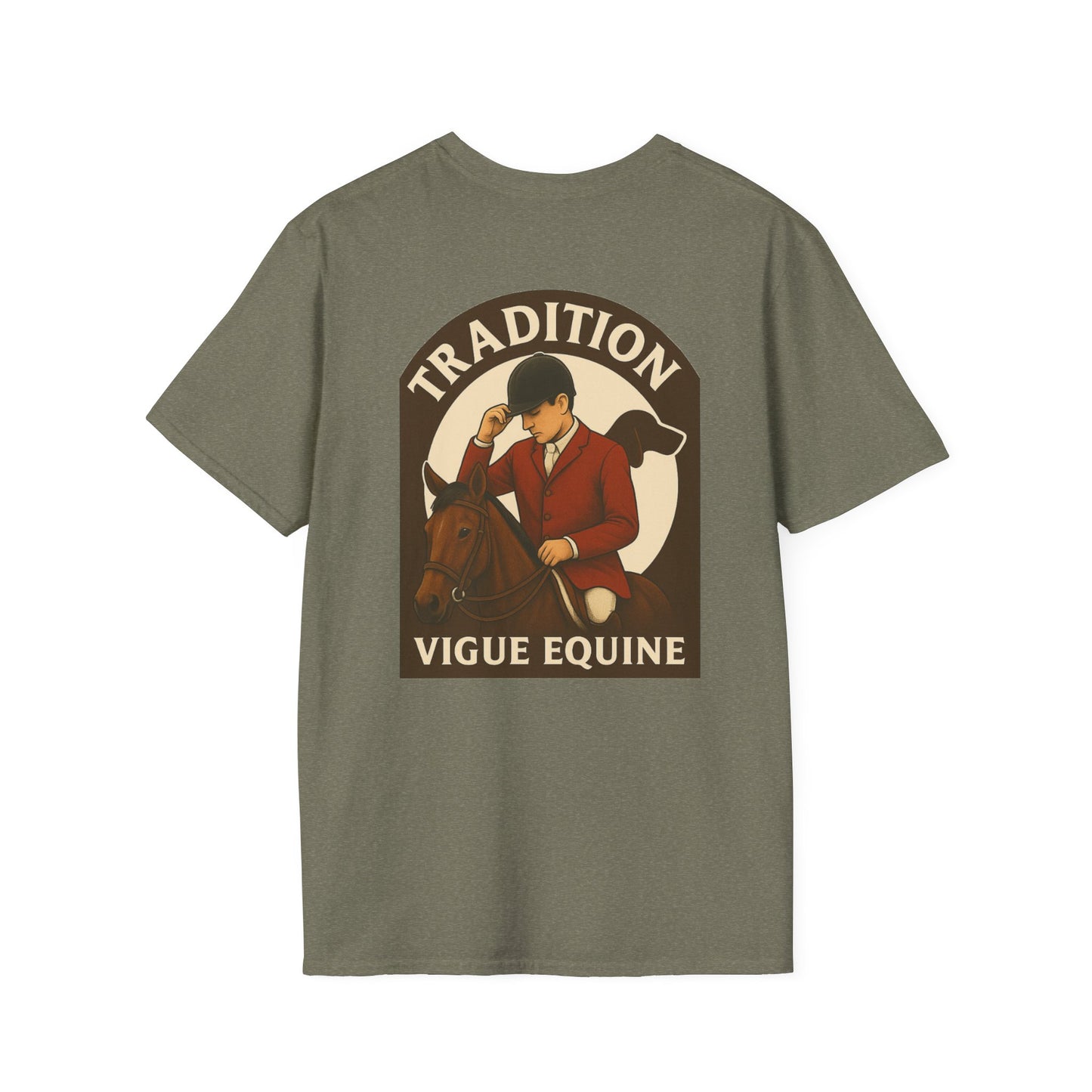 Vigue Equine Tips Hat Unisex T-Shirt - Equestrian Design
