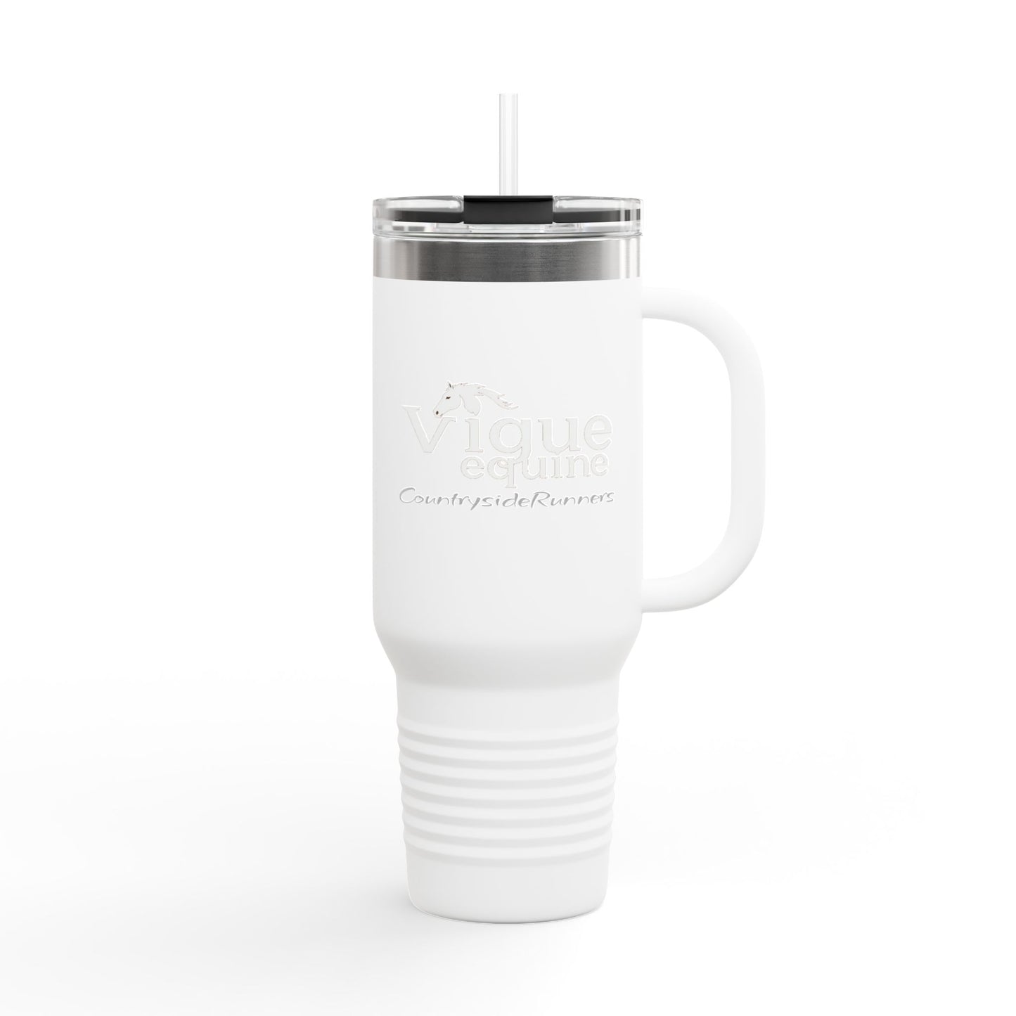 40 OZ Vigue Equine Insulated Travel Mug, 40oz - Perfect for Outdoor Adventures, Coffee Lovers, Gifts, Road Trips