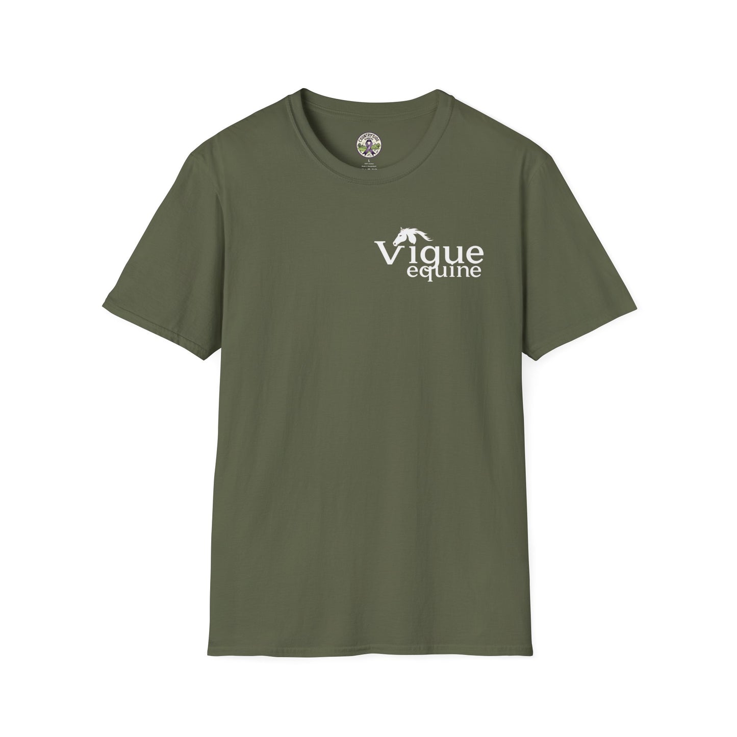 Vigue Equine LLC Merch for Countryside Runners- soft style t-shirt