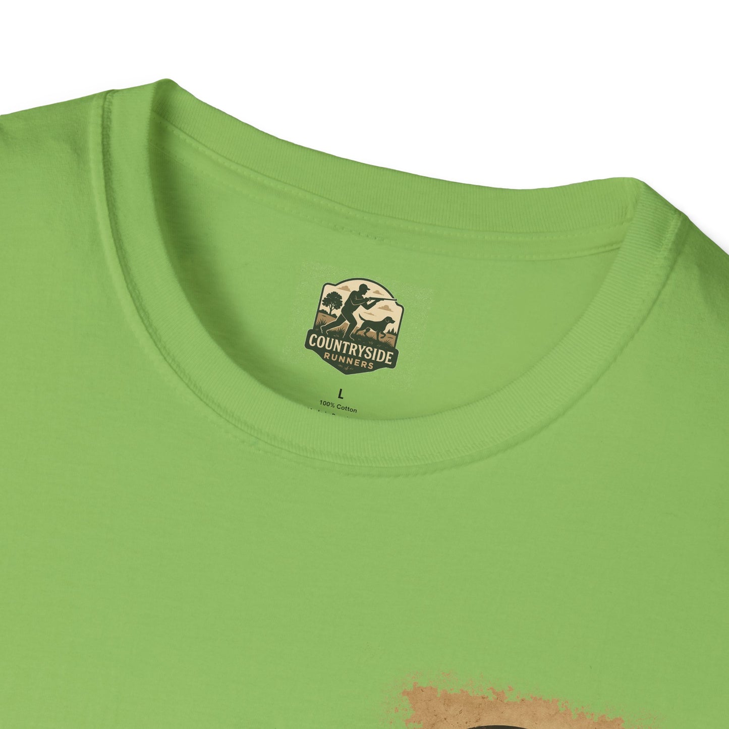 Countryside Runners Unisex Softstyle T-Shirt, Casual Outdoor Tee, Gift for Nature Lovers, Hunting Apparel, Cool Vintage Design