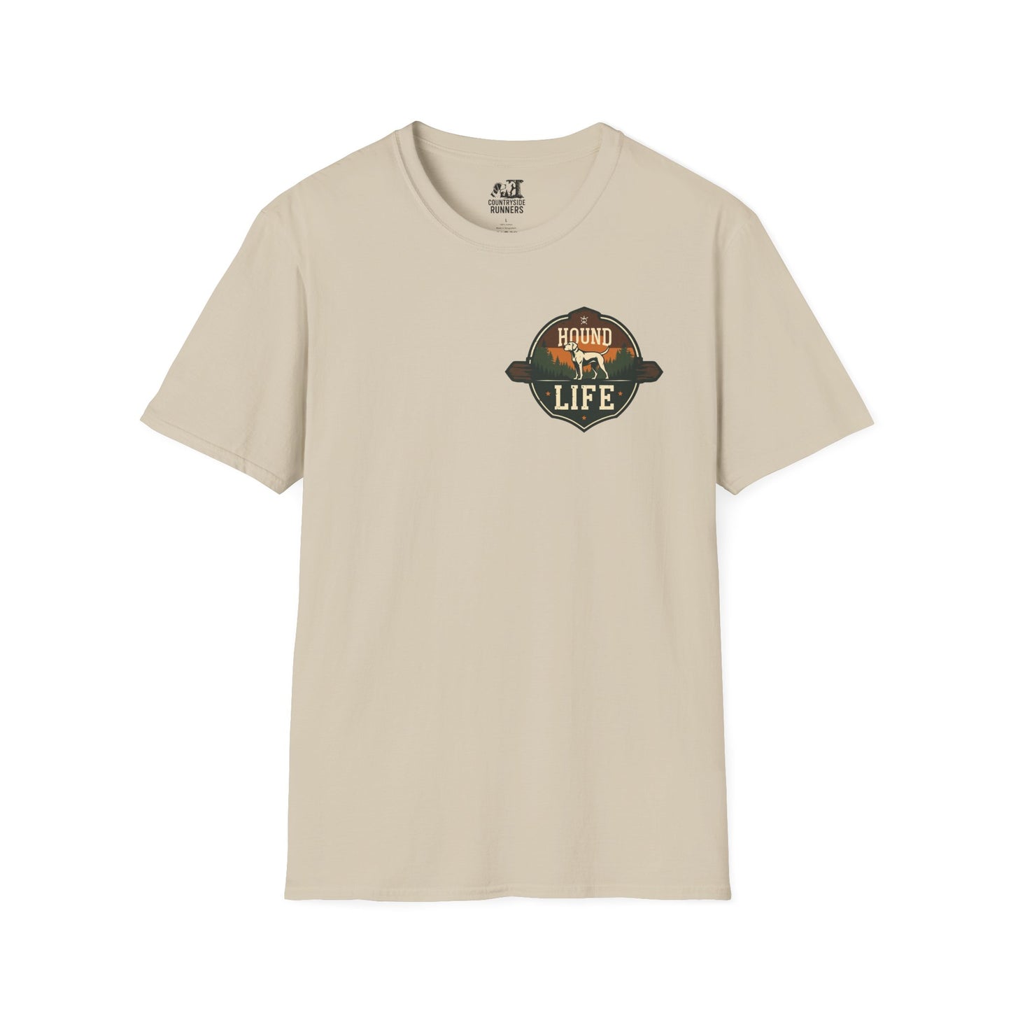 Countryside Runners Unisex Softstyle T-Shirt | Dog Lover Gift, Outdoor Activity Tee, Casual Wear, Pet Enthusiast Shirt, Nature Lover Apparel