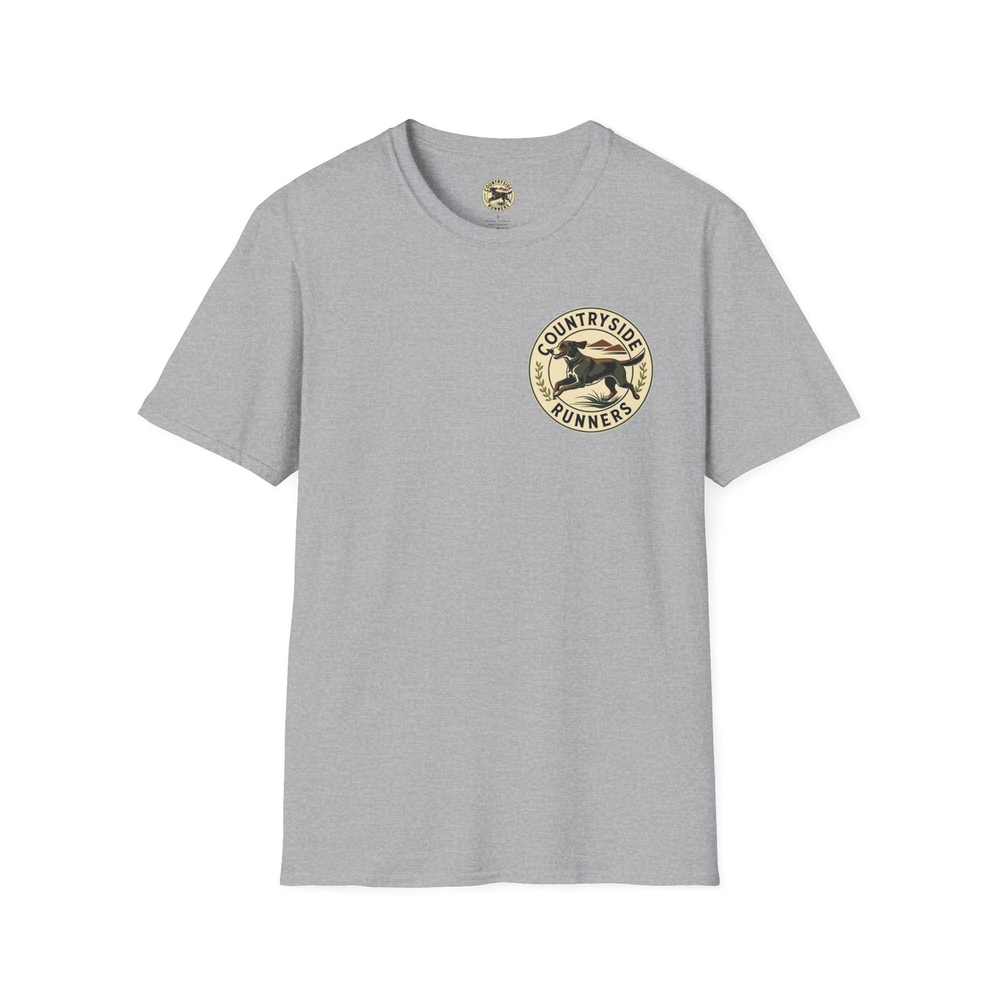 Unisex Country-Themed Graphic Tee, Vintage Runner T-Shirt, Nature Lover Gift, Outdoor Lifestyle Apparel, Gifts for Him/Her