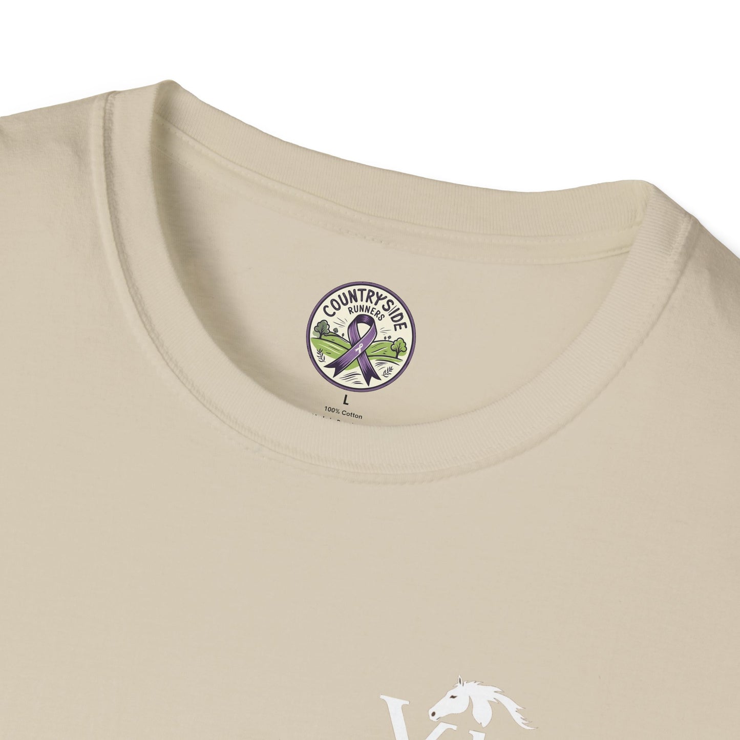 Vigue Equine LLC Merch for Countryside Runners- soft style t-shirt