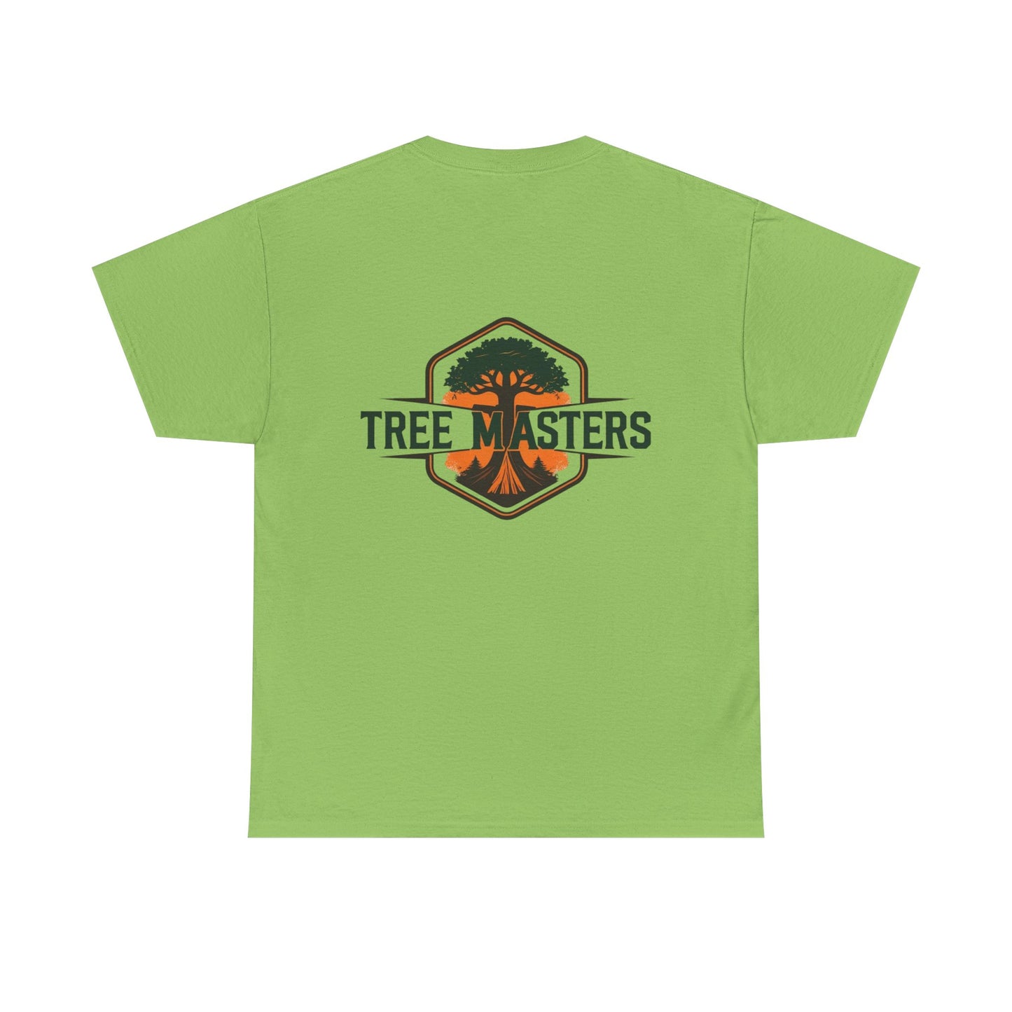 Blue collar line- Tree Masters Unisex Heavy Cotton Tee | Nature Lover Shirt, Camping Tee, Outdoor Enthusiast Gear, Adventure Gift, Eco-Friendly Fashion