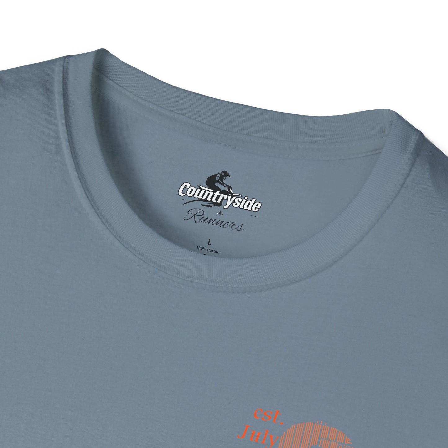 We don’t clock out Countryside Runners brand T-shirt