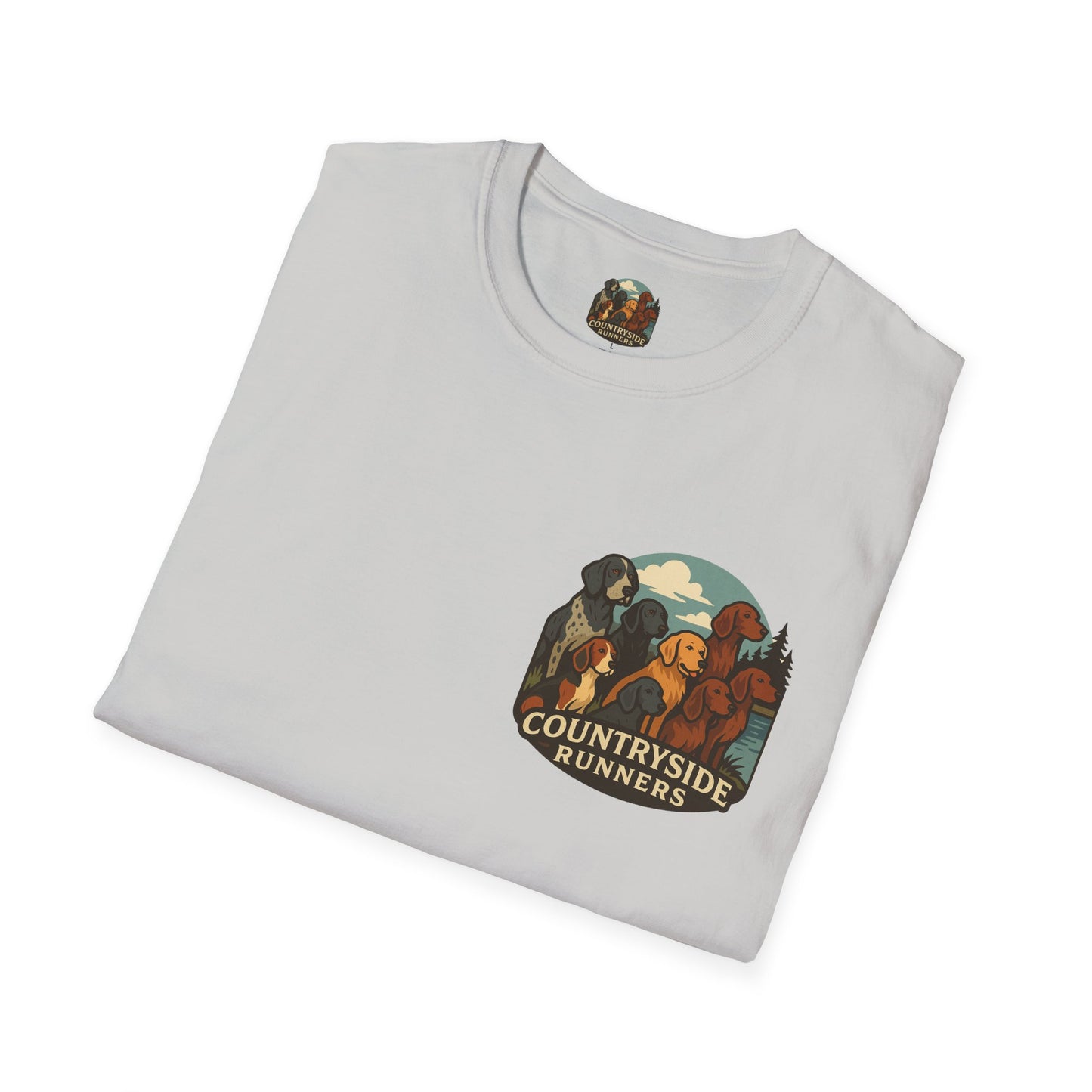 Dog Runners T-Shirt, Perfect Gift for Hunters, Outdoor Enthusiasts, Casual Wear, Wildlife Lovers, Adventure Apparel