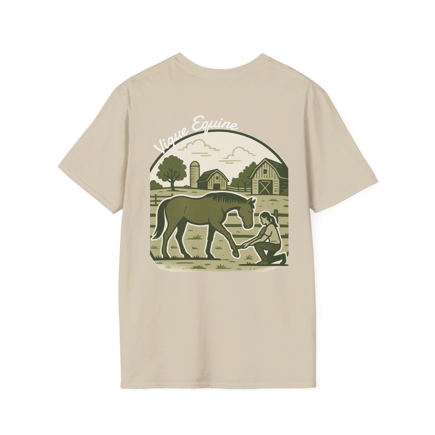 Vigue Equine LLC Merch for Countryside Runners- soft style t-shirt