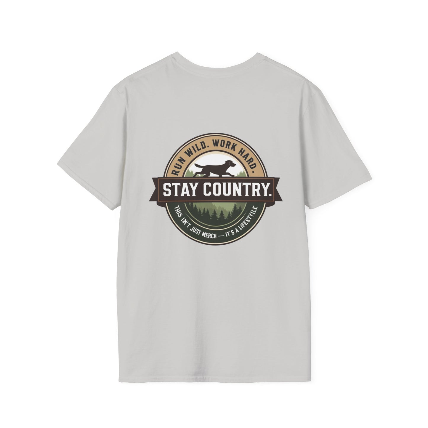Unisex Country-Themed Graphic Tee, Vintage Runner T-Shirt, Nature Lover Gift, Outdoor Lifestyle Apparel, Gifts for Him/Her