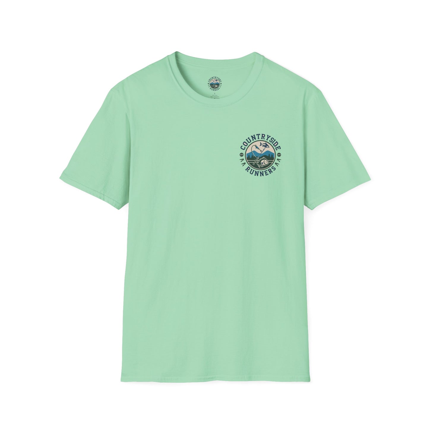 Adventure-Themed Unisex Softstyle T-Shirt, Fishing Tee, Outdoor Enthusiasts, Gift for Him, Nature Lover's Apparel