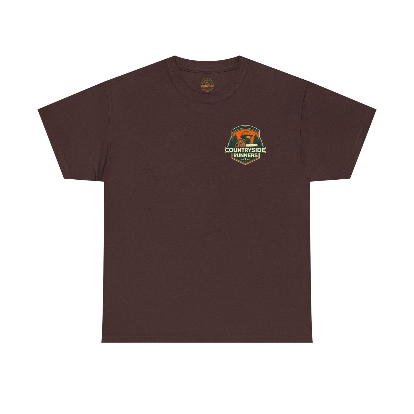 Blue collar line- Countryside Runners Heavy Cotton Tee, Running Shirt, Unisex T-Shirt, Sports Apparel, Outdoor Activity Gear, Gift for Runners