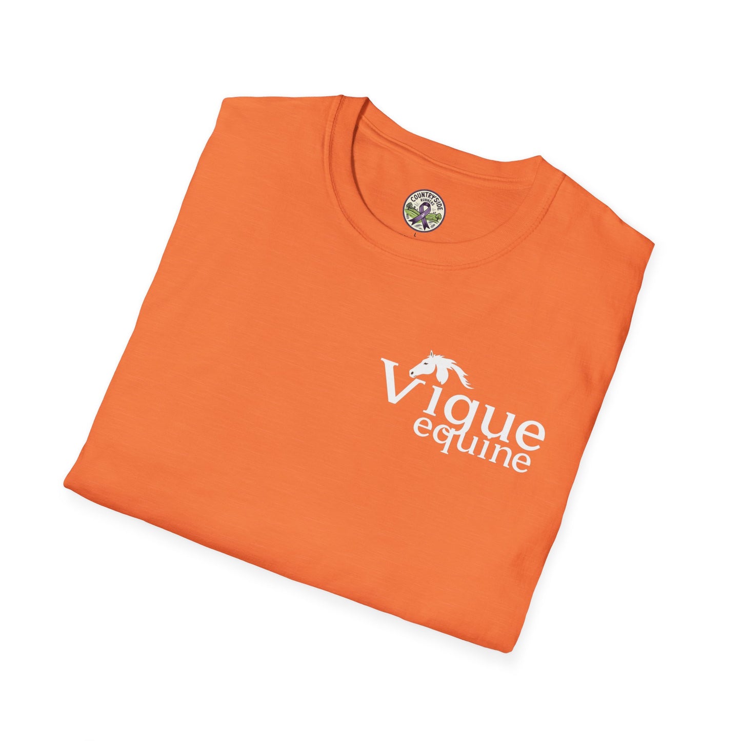 Vigue Equine LLC Merch for Countryside Runners- soft style t-shirt