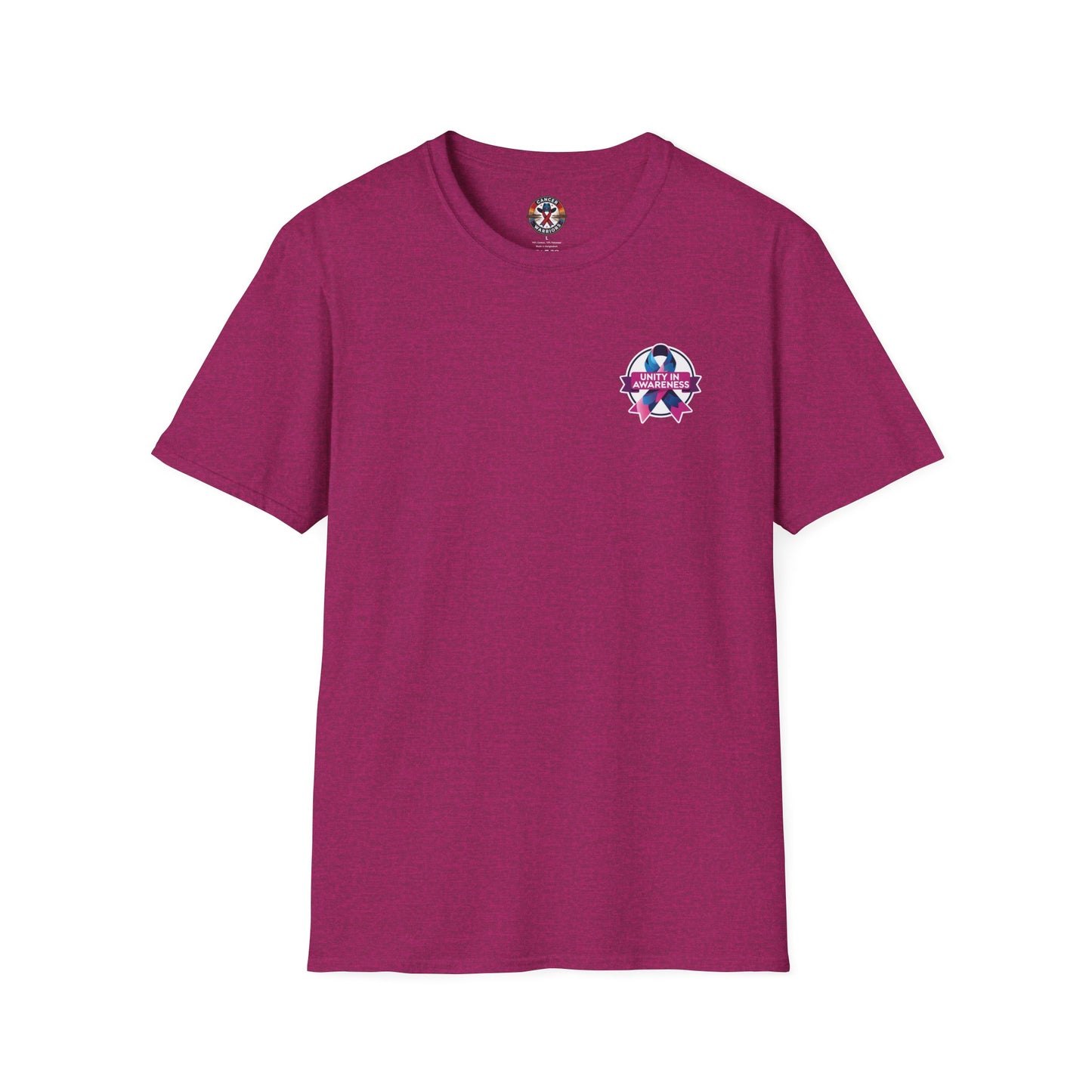 Cancer Warriors Unisex T-Shirt | Softstyle Tee for Support & Awareness, Gift for Fighters, Survivors, Fundraisers, Motivational Wear