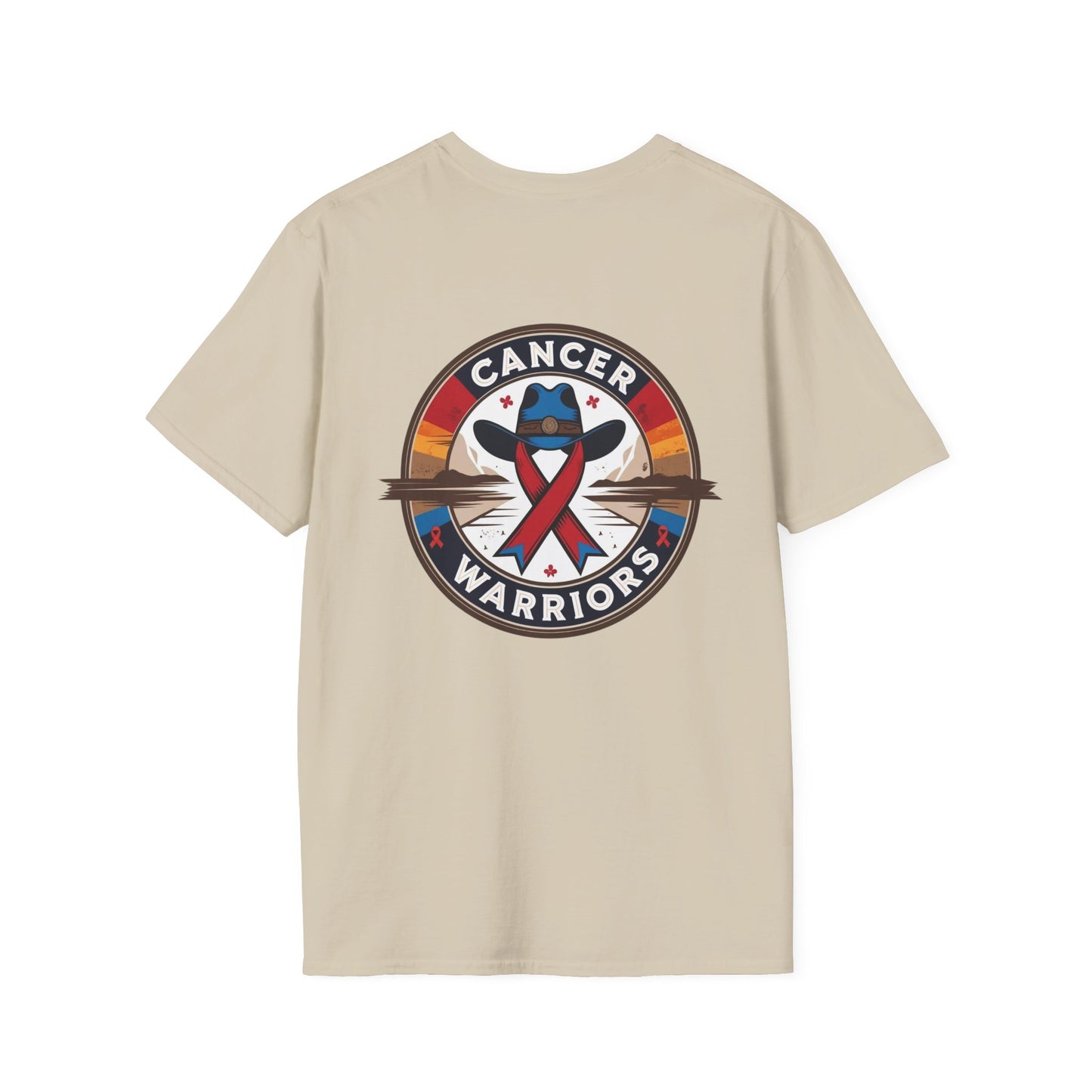 Cancer Warriors Unisex T-Shirt | Softstyle Tee for Support & Awareness, Gift for Fighters, Survivors, Fundraisers, Motivational Wear