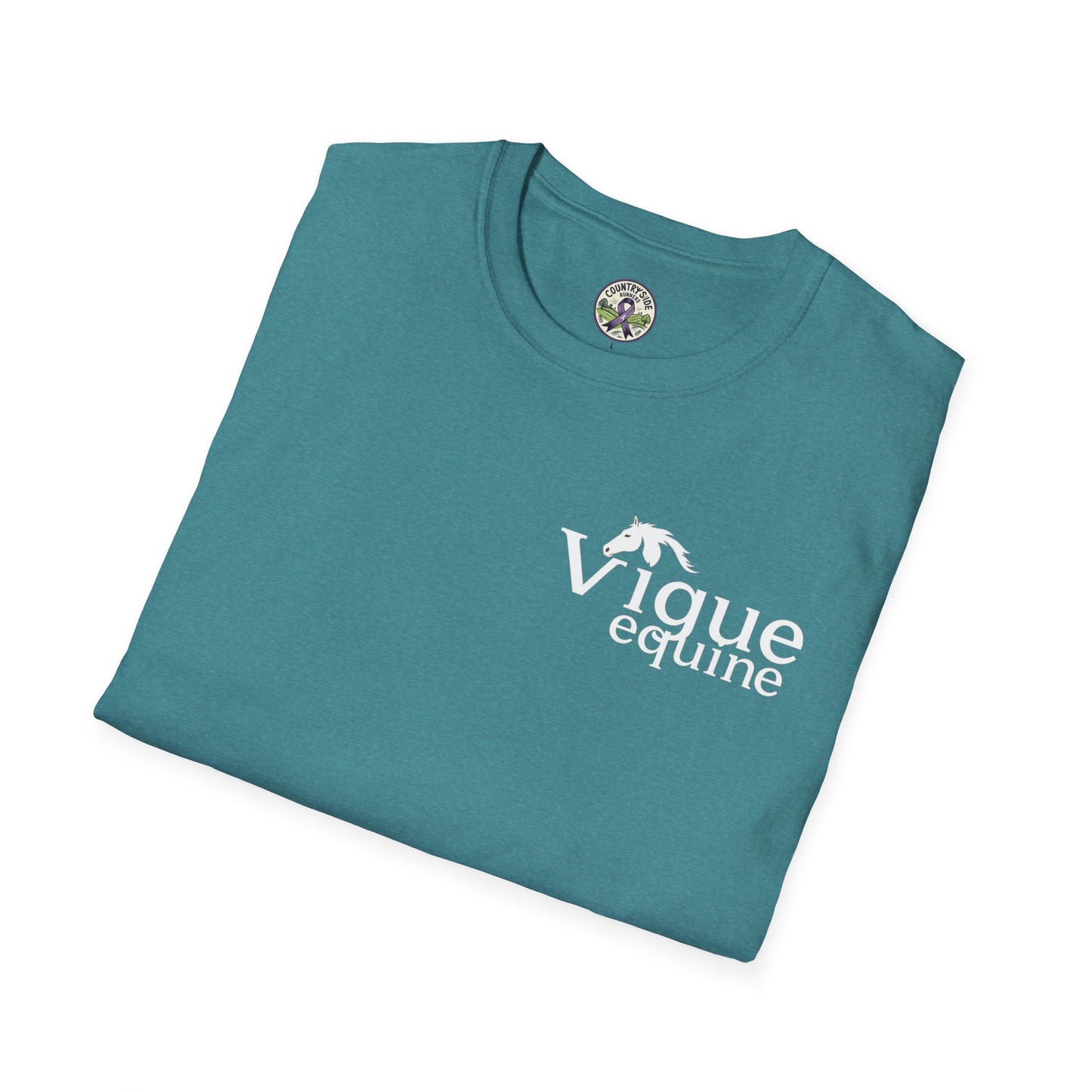 Vigue Equine LLC Merch for Countryside Runners- soft style t-shirt