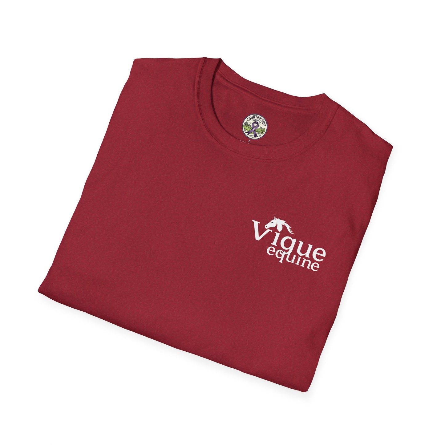 Vigue Equine LLC Merch for Countryside Runners- soft style t-shirt