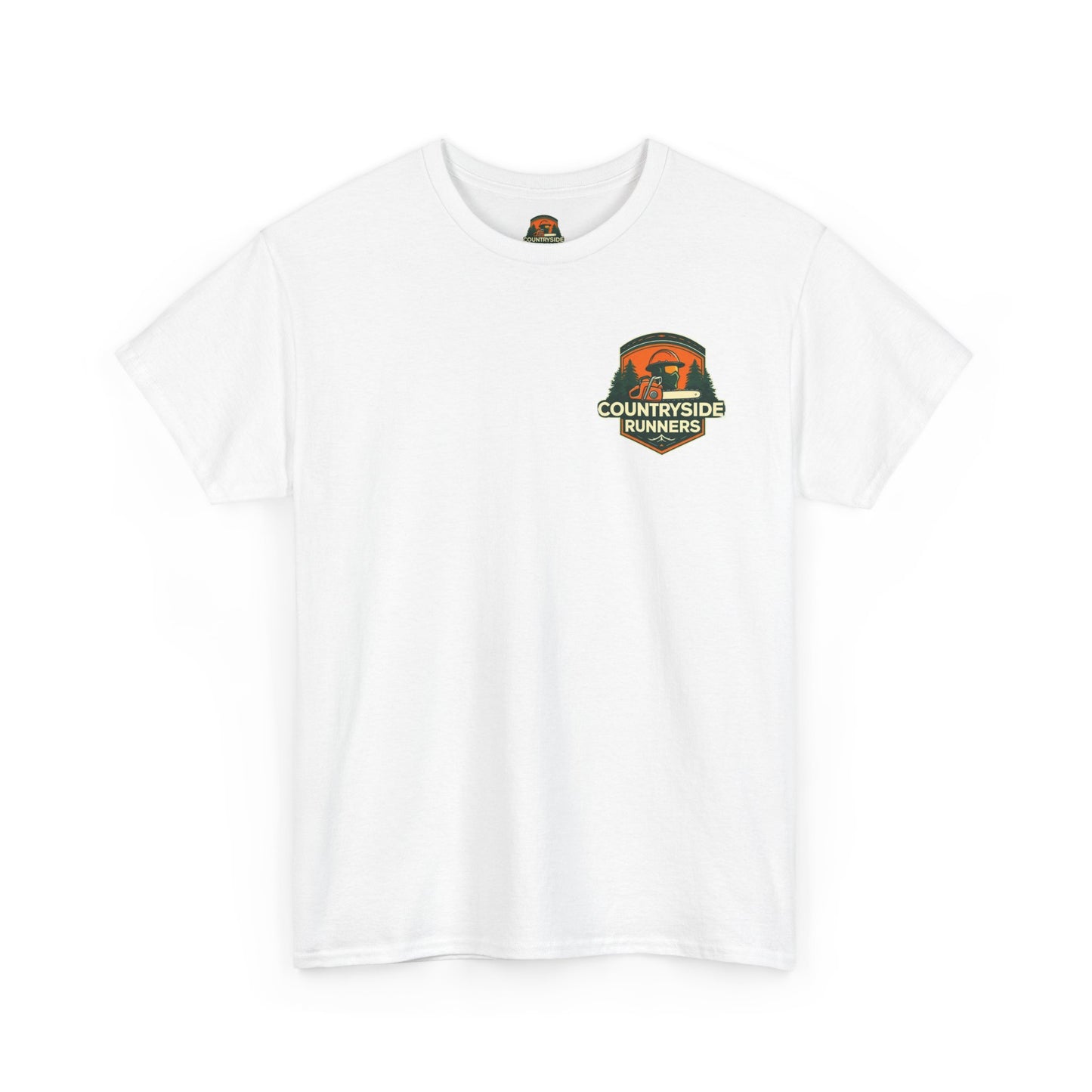 Blue collar line- Timber Tech Unisex Heavy Cotton Tee - Casual Nature Shirt, Outdoor Adventure Tee, Gifts for Forest Lovers, Eco-Friendly Apparel, Summer Wear