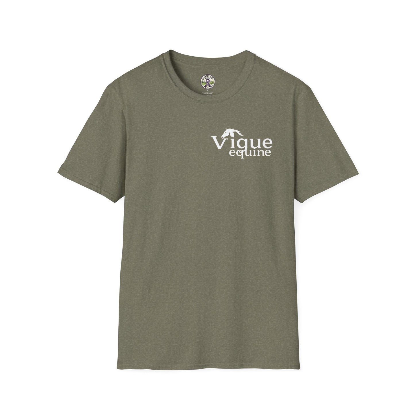 Vigue Equine LLC Merch for Countryside Runners- soft style t-shirt