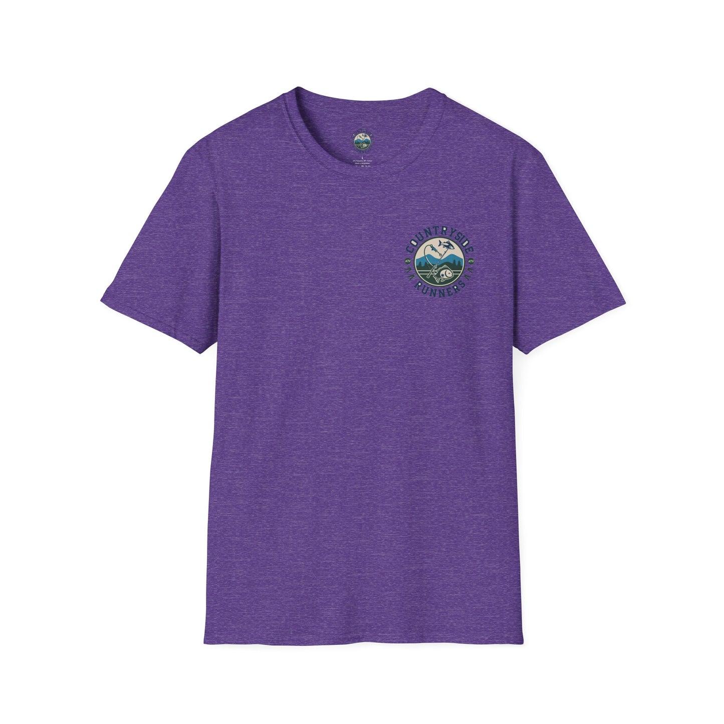 Adventure-Themed Unisex Softstyle T-Shirt, Fishing Tee, Outdoor Enthusiasts, Gift for Him, Nature Lover's Apparel