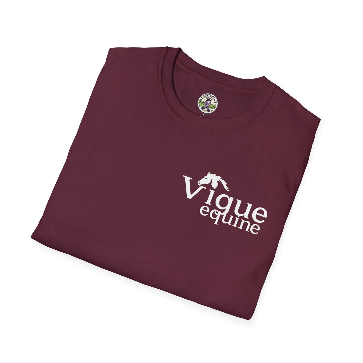 Vigue Equine LLC Merch for Countryside Runners- soft style t-shirt