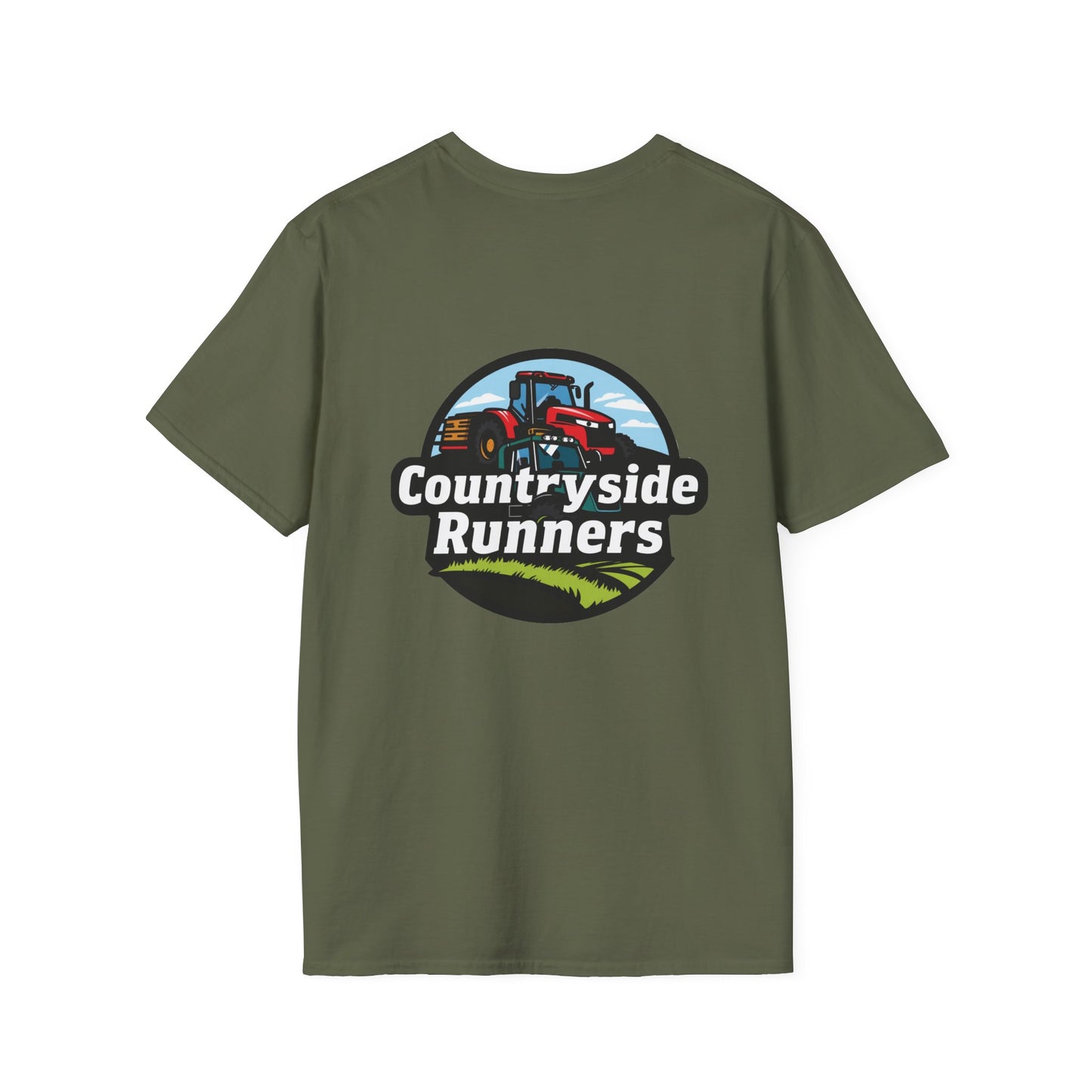 Countryside Runners Unisex Softstyle T-Shirt | Farm Life Tee, Running Gear, Outdoor Apparel, Gift for Runners, Vintage Style Shirt