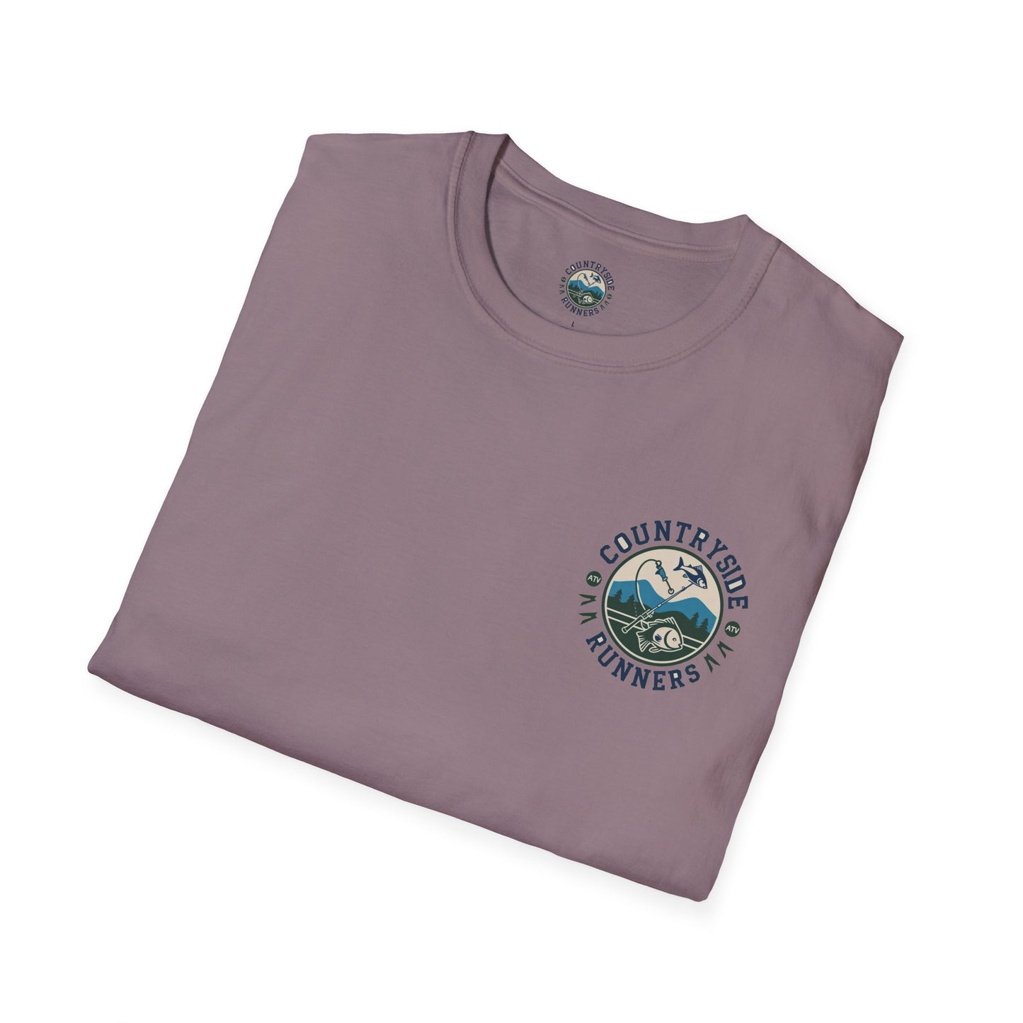Adventure-Themed Unisex Softstyle T-Shirt, Fishing Tee, Outdoor Enthusiasts, Gift for Him, Nature Lover's Apparel