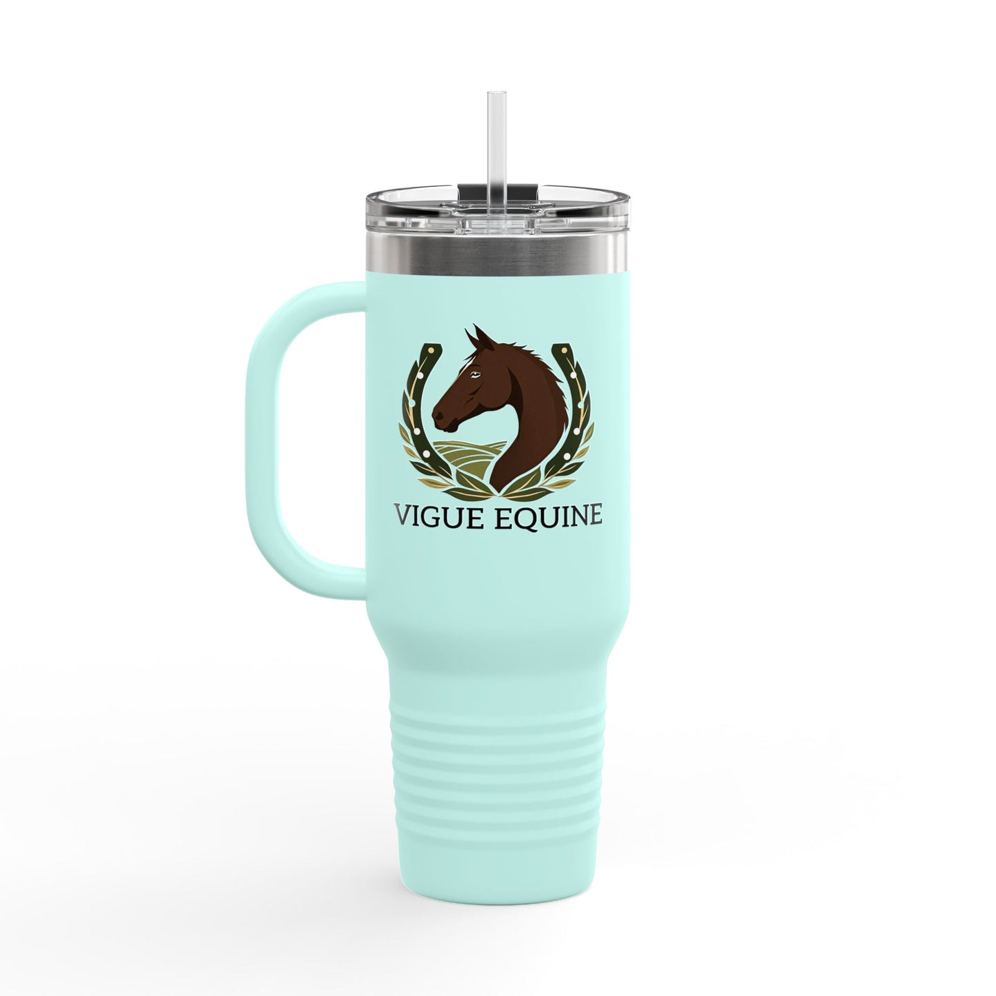 40 OZ Vigue Equine Insulated Travel Mug, 40oz - Perfect for Outdoor Adventures, Coffee Lovers, Gifts, Road Trips