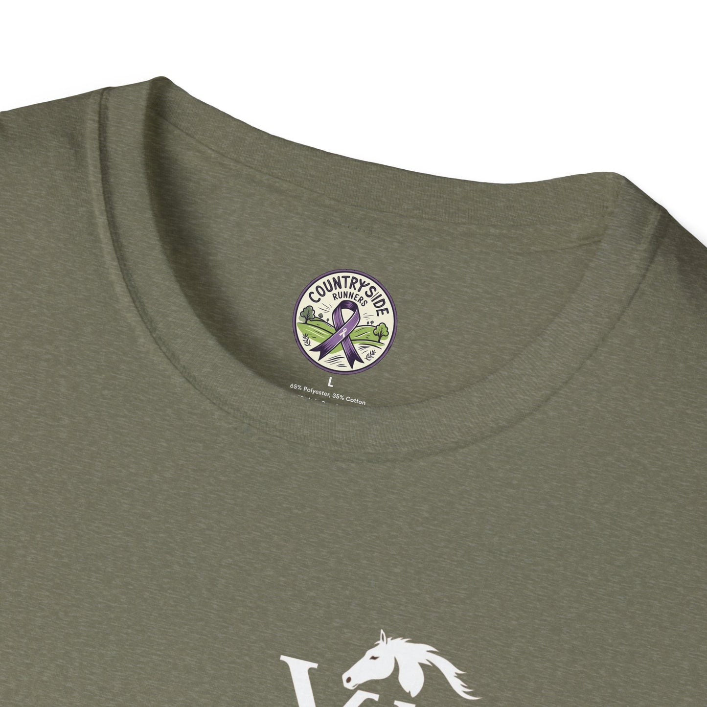 Vigue Equine LLC Merch for Countryside Runners- soft style t-shirt