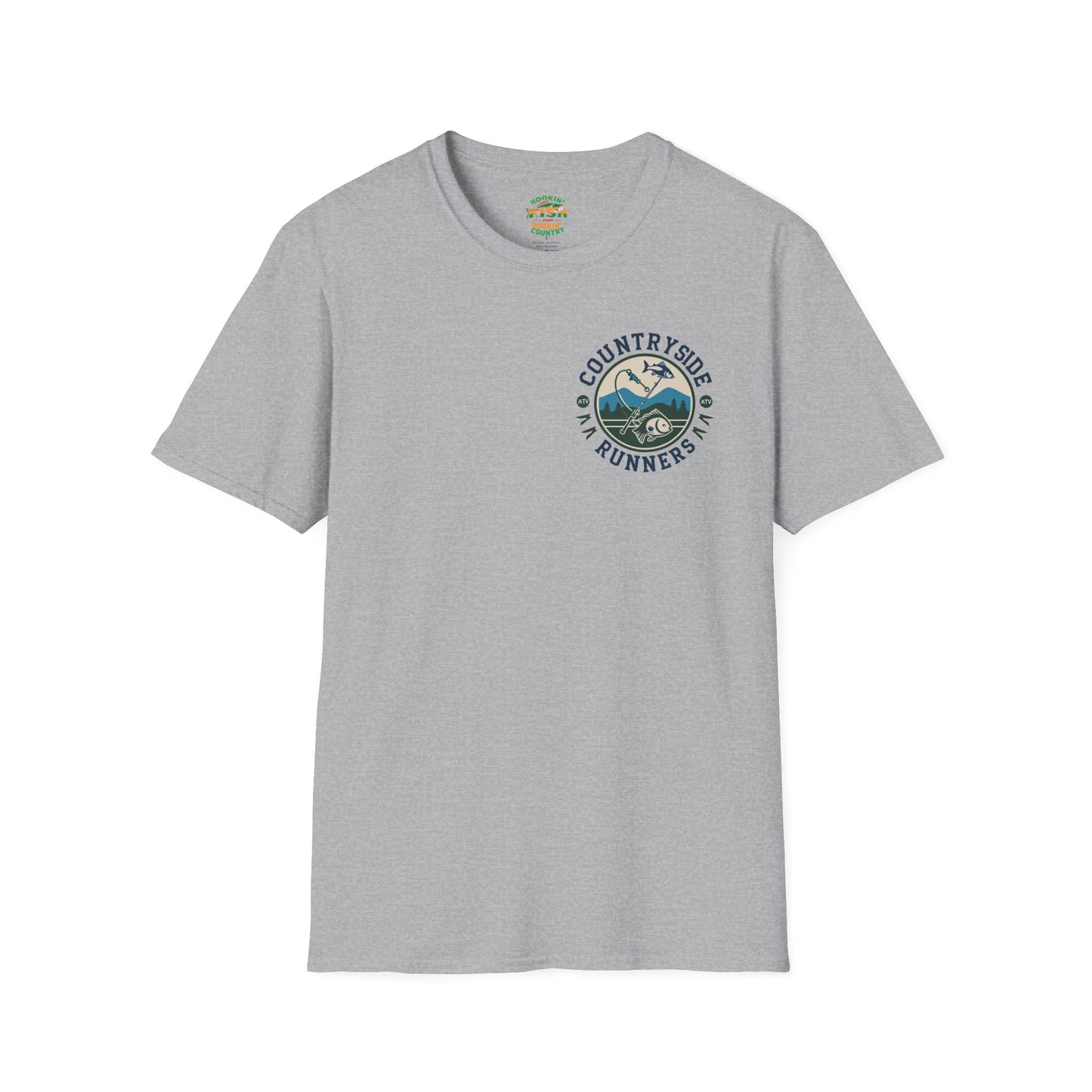 Hooked- Countryside Fishing T-Shirt rods and country