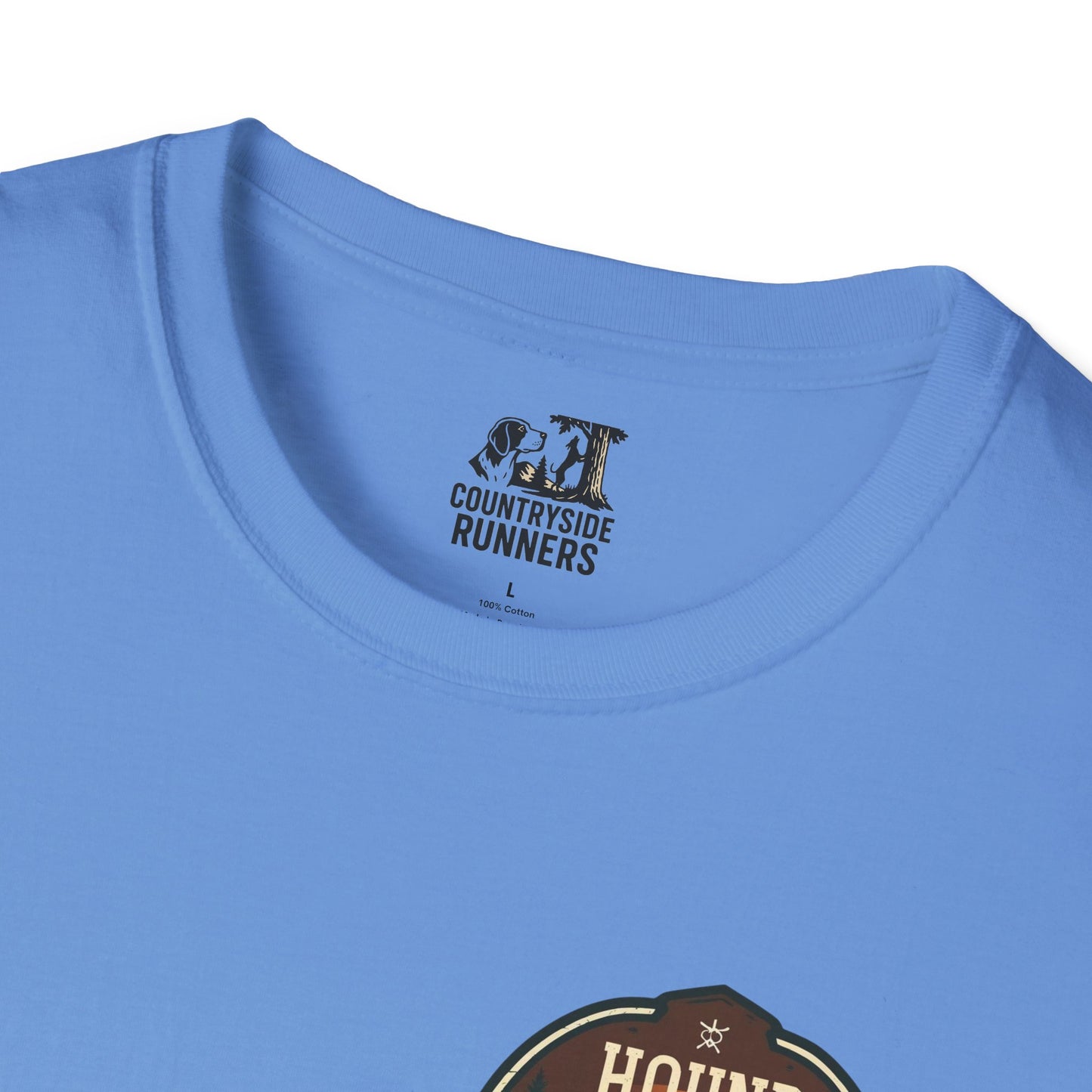 Countryside Runners Unisex Softstyle T-Shirt | Dog Lover Gift, Outdoor Activity Tee, Casual Wear, Pet Enthusiast Shirt, Nature Lover Apparel