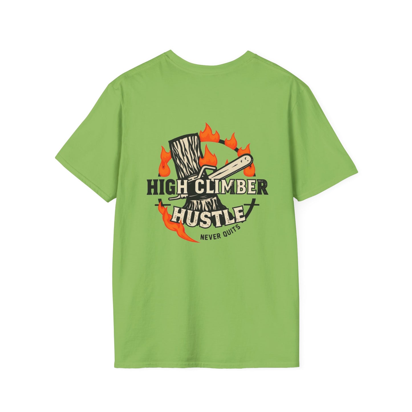 High climber hustle blue collar built Unisex T-Shirt - Blue Collar Countryside Runners Merch