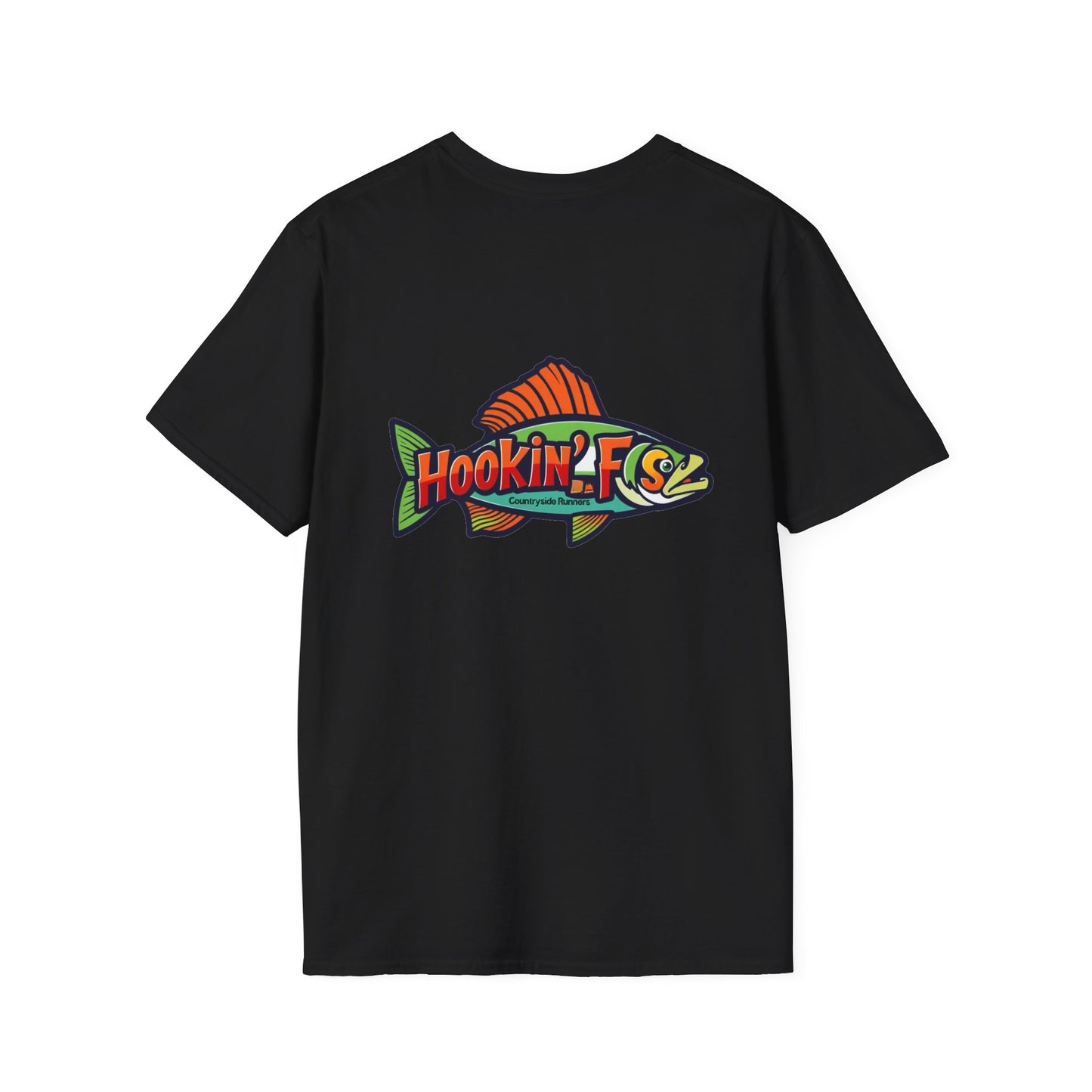 Hooked- Countryside Fishing T-Shirt rods and country
