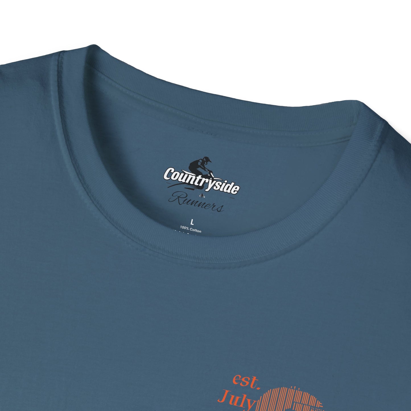 We don’t clock out Countryside Runners brand T-shirt