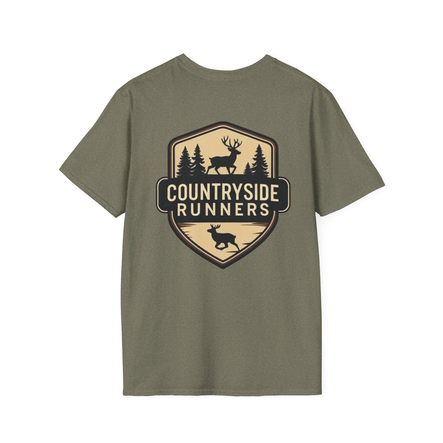 Countryside Runners Unisex Softstyle T-Shirt | Casual Tee for Nature Lovers, Hiking, Outdoor Activities, Animal Enthusiasts, Gift
