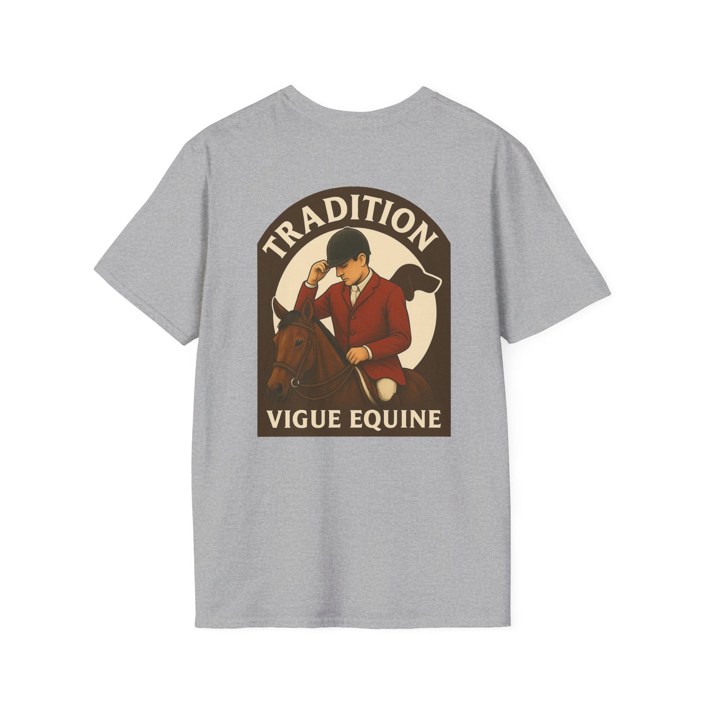 Vigue Equine Tips Hat Unisex T-Shirt - Equestrian Design
