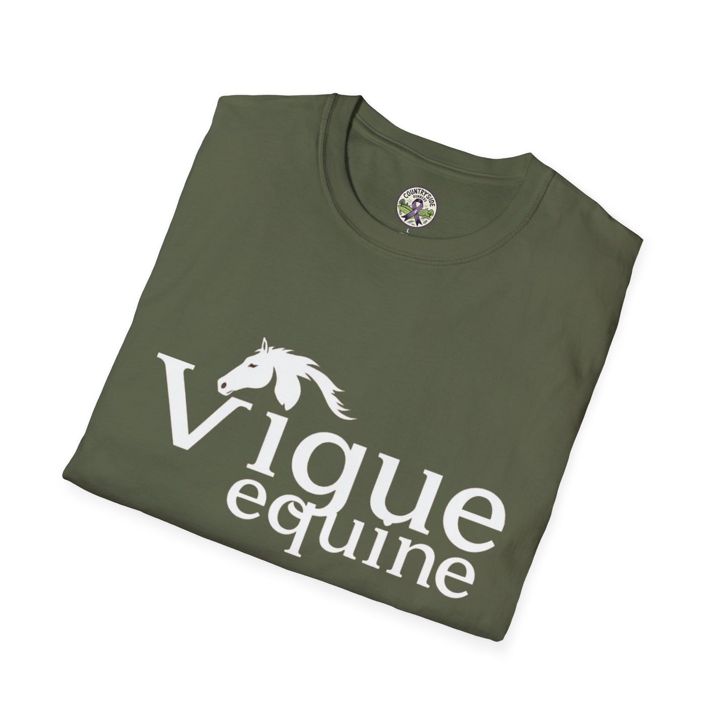 Vigue Equine LLC Merch for Countryside Runners- soft style t-shirt