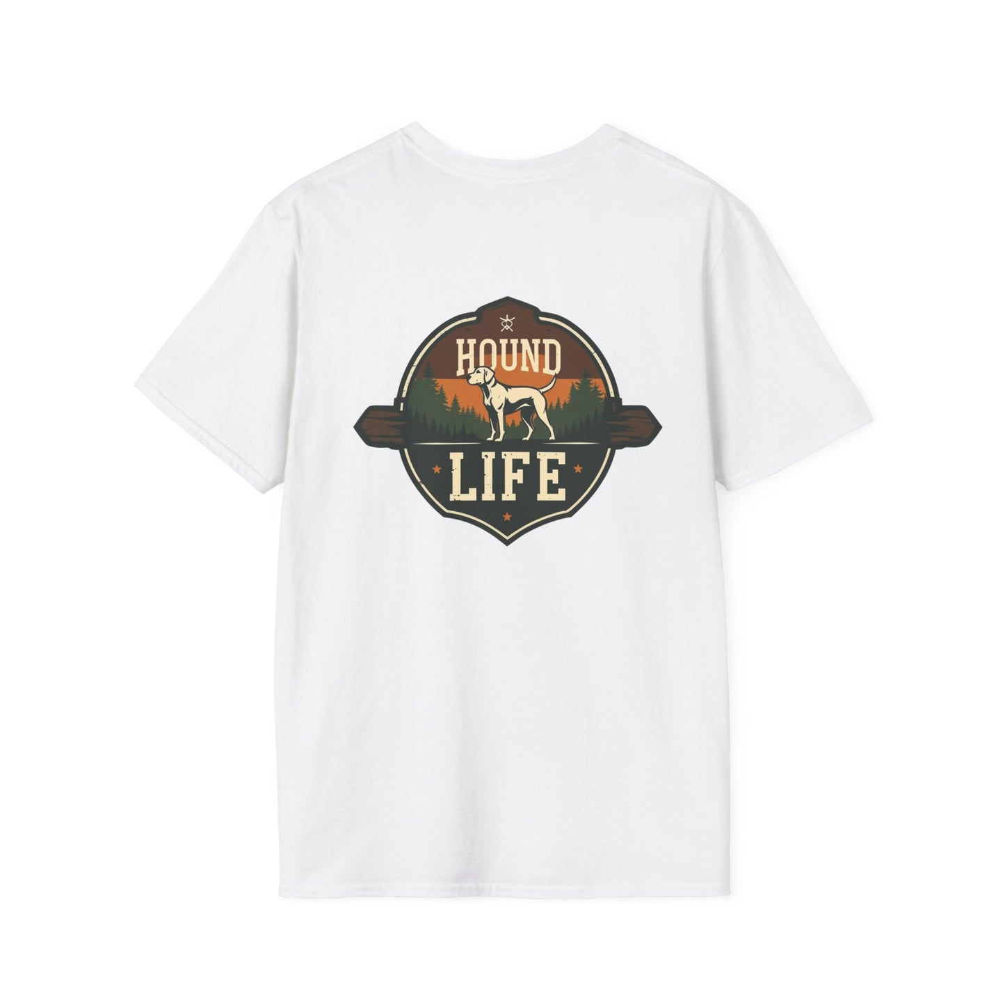 Hound Life Unisex Softstyle T-Shirt, Dog Lover Tee, Gift for Pet Owners, Casual Wear, Outdoor Adventure Shirt
