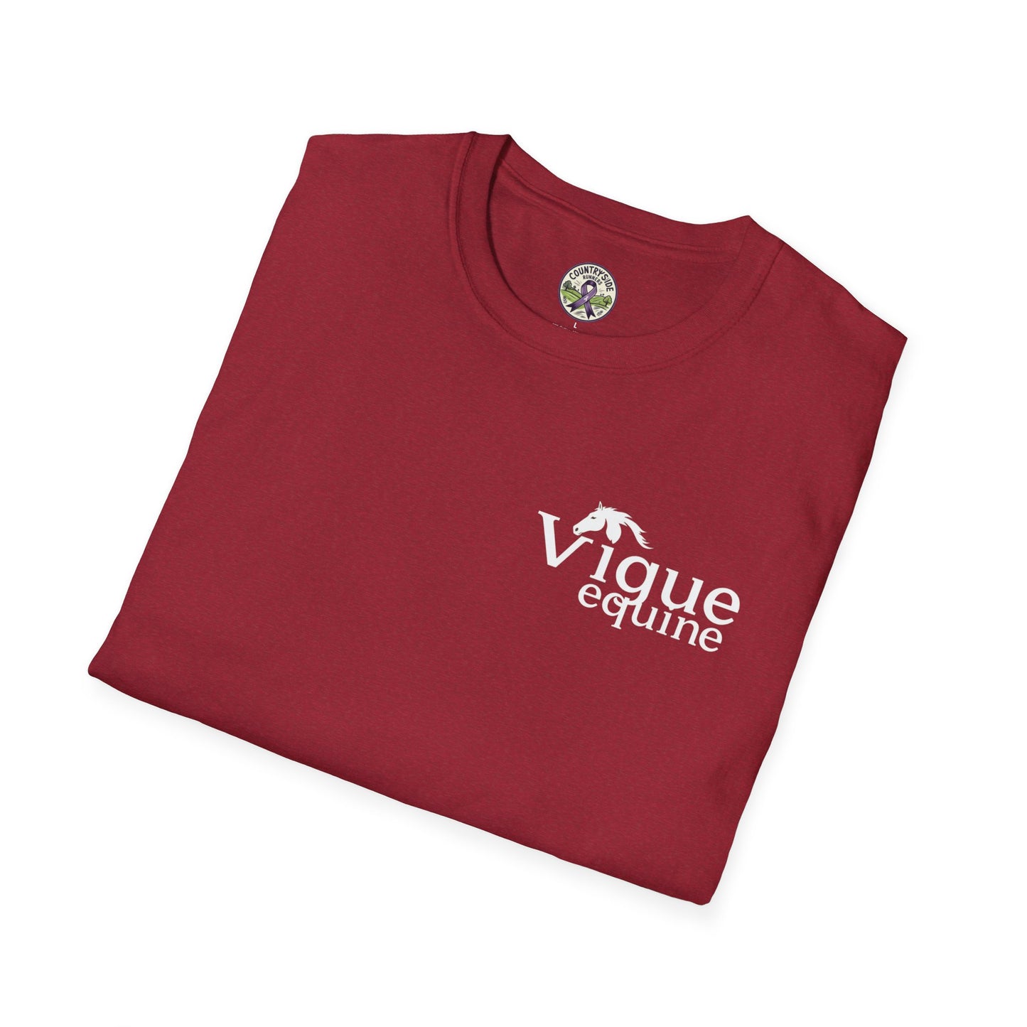 Vigue Equine LLC Merch for Countryside Runners- soft style t-shirt