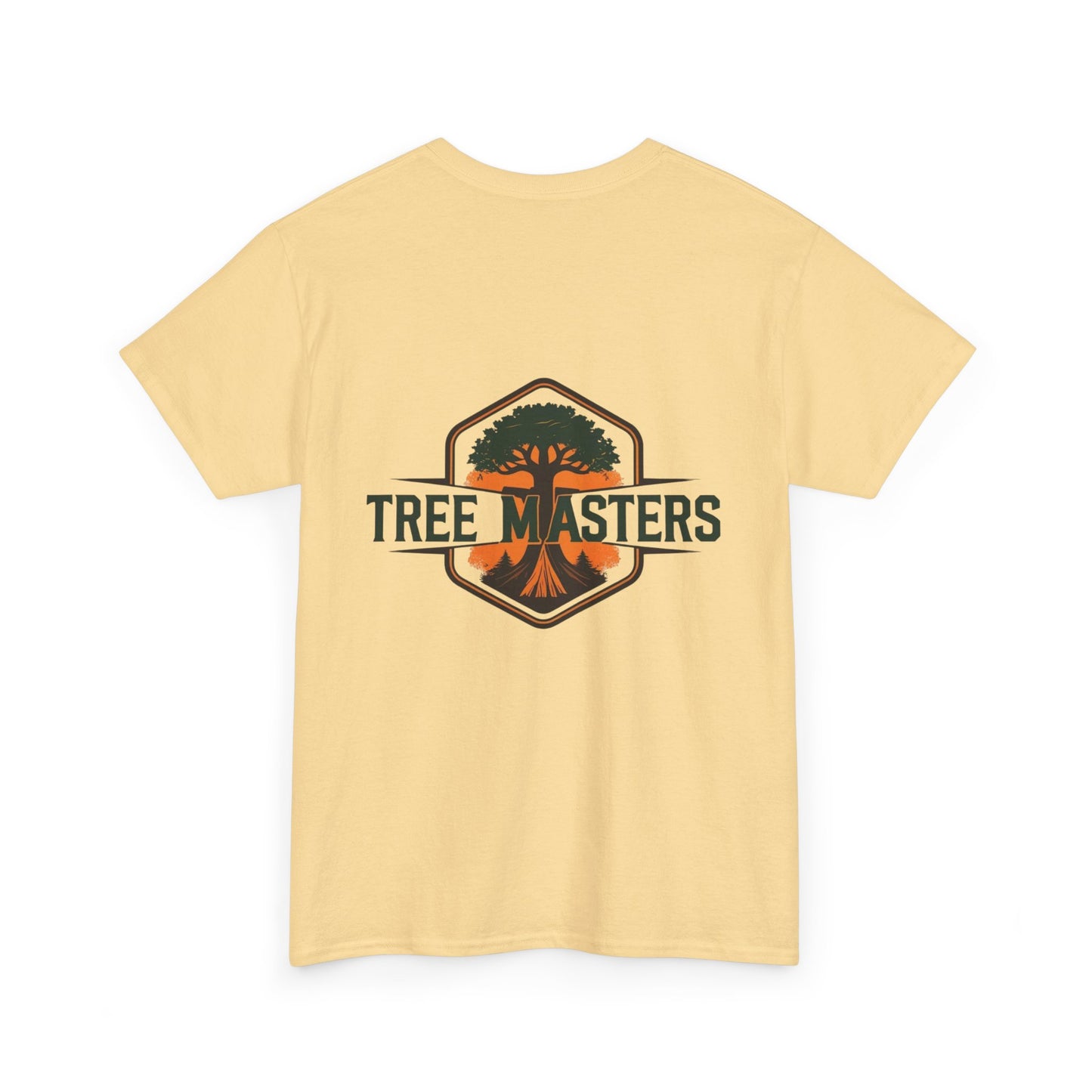Blue collar line- Tree Masters Unisex Heavy Cotton Tee | Nature Lover Shirt, Camping Tee, Outdoor Enthusiast Gear, Adventure Gift, Eco-Friendly Fashion