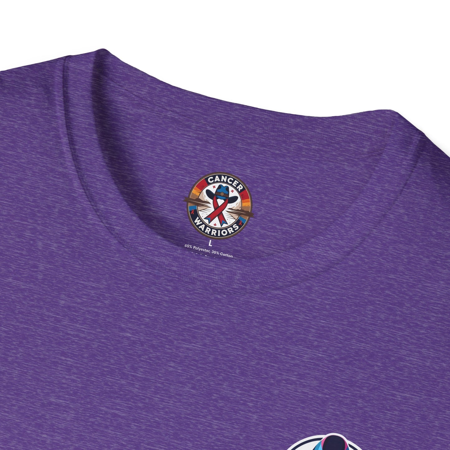 Cancer Warriors Unisex T-Shirt | Softstyle Tee for Support & Awareness, Gift for Fighters, Survivors, Fundraisers, Motivational Wear