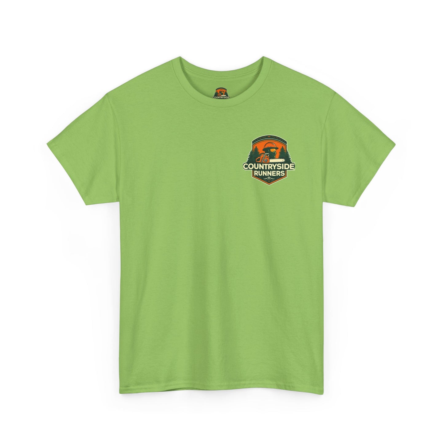 Blue collar line- Timber Tech Unisex Heavy Cotton Tee - Casual Nature Shirt, Outdoor Adventure Tee, Gifts for Forest Lovers, Eco-Friendly Apparel, Summer Wear